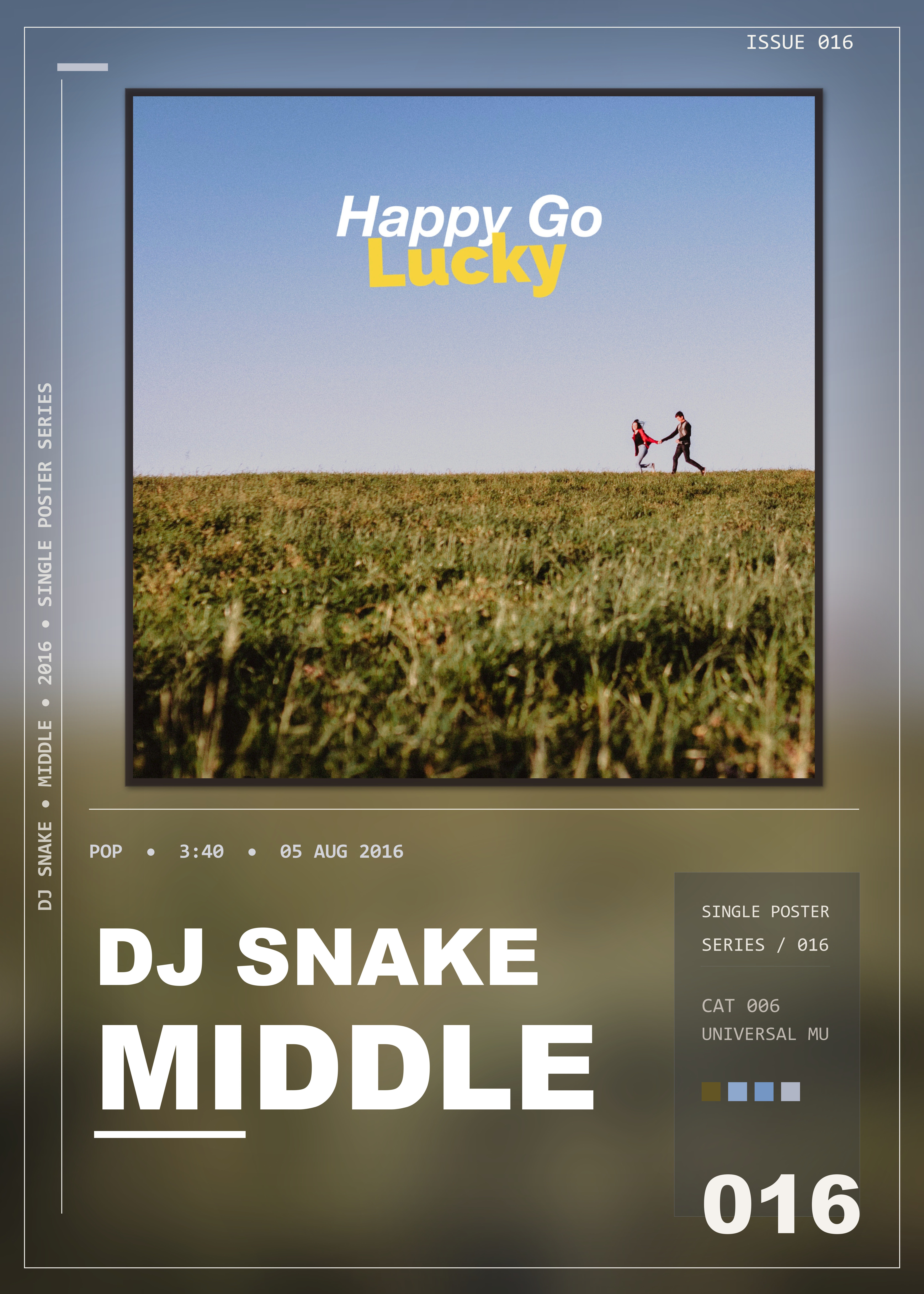 Music poster: DJ Snake - Middle