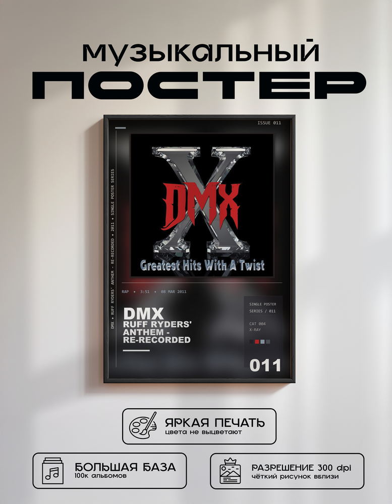 Music poster: DMX - Ruff Ryders Anthem - Re-Recorded