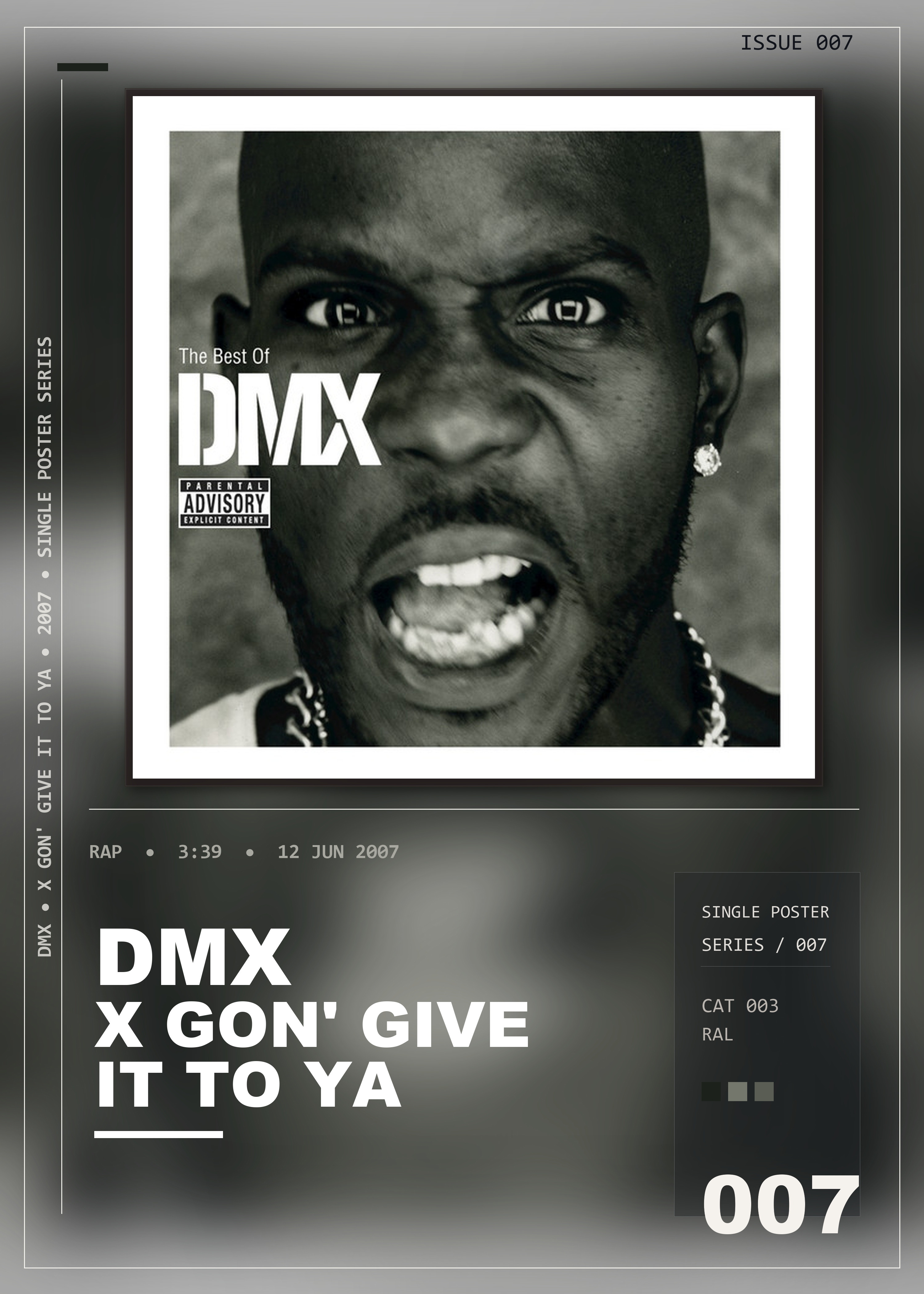 Music poster: DMX - X Gon Give It To Ya