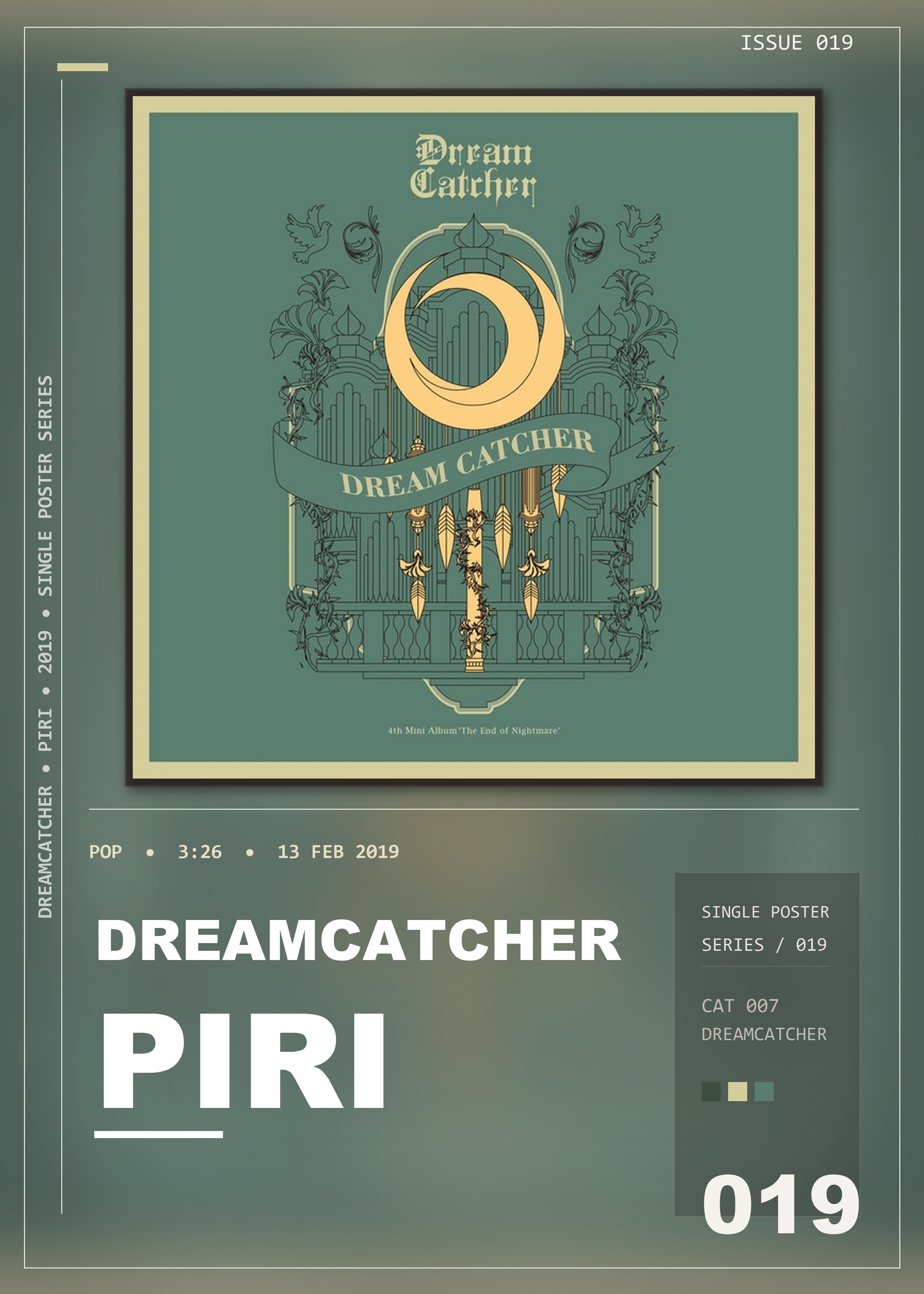 Music poster: DREAMCATCHER - PIRI