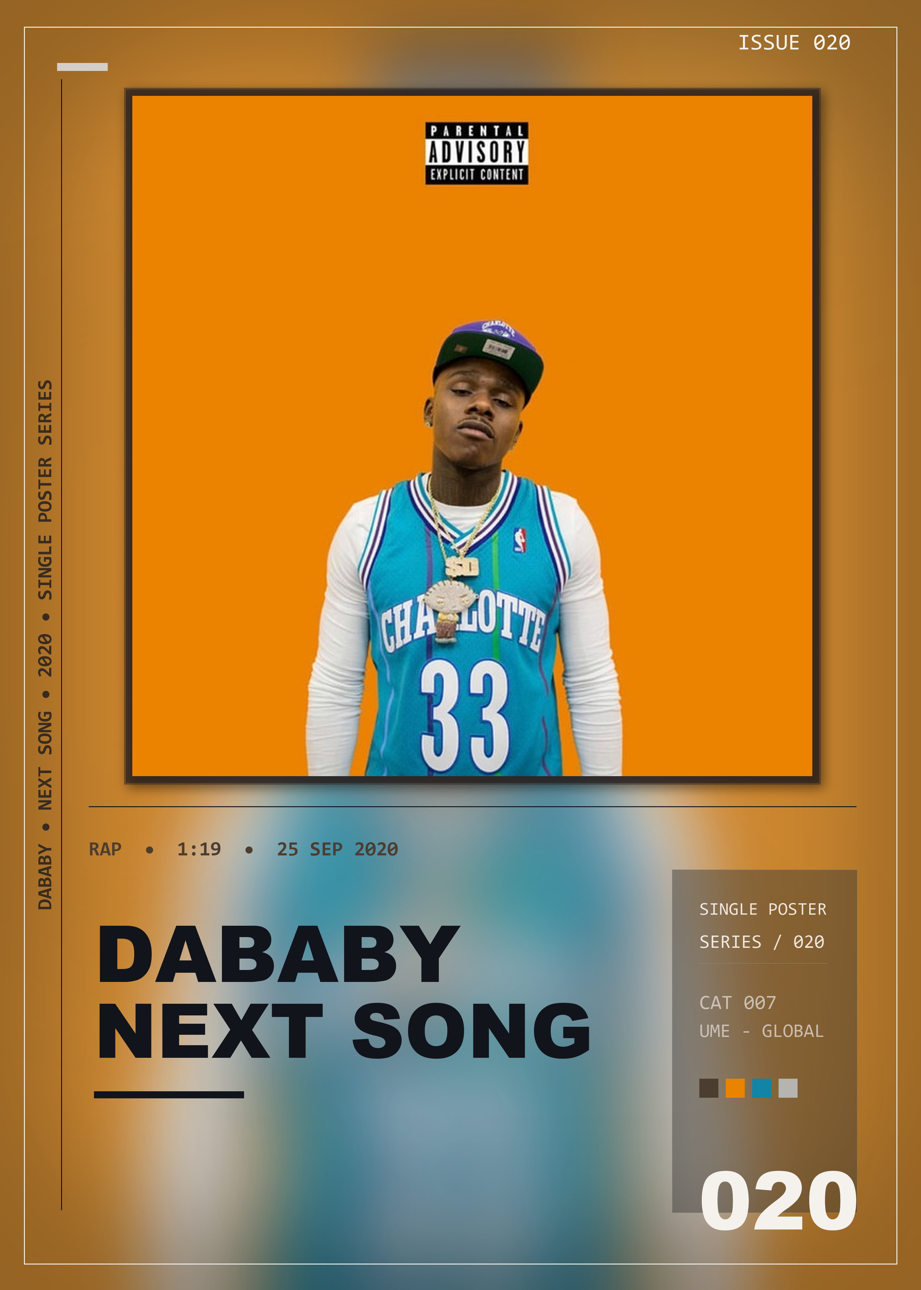 Music poster: DaBaby - Next Song