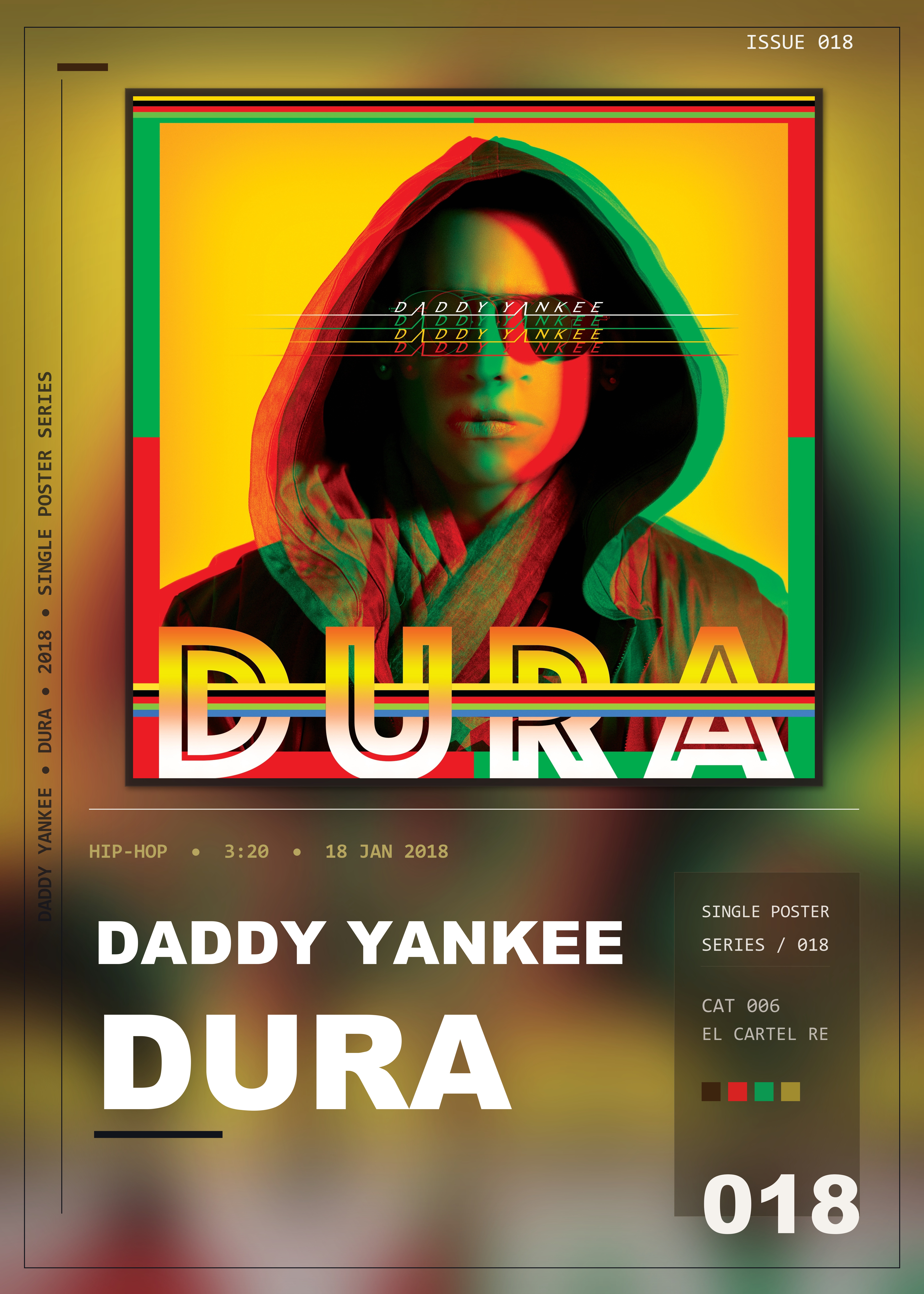 Music poster: Daddy Yankee - Dura