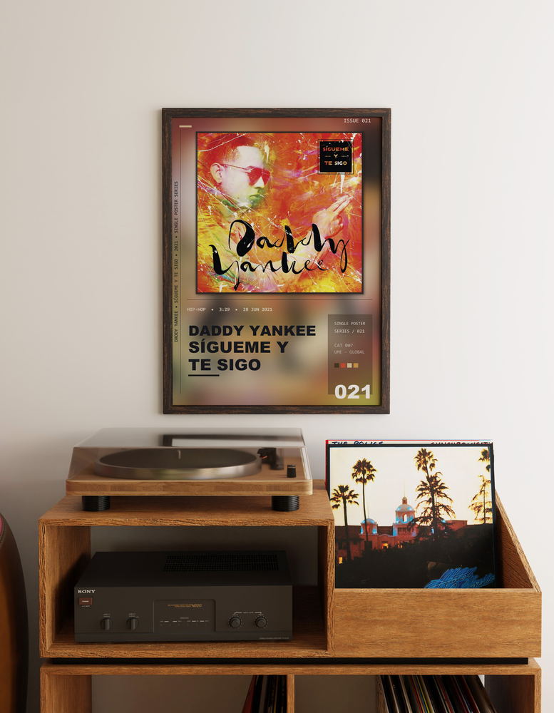 Music poster: Daddy Yankee - Sígueme Y Te Sigo