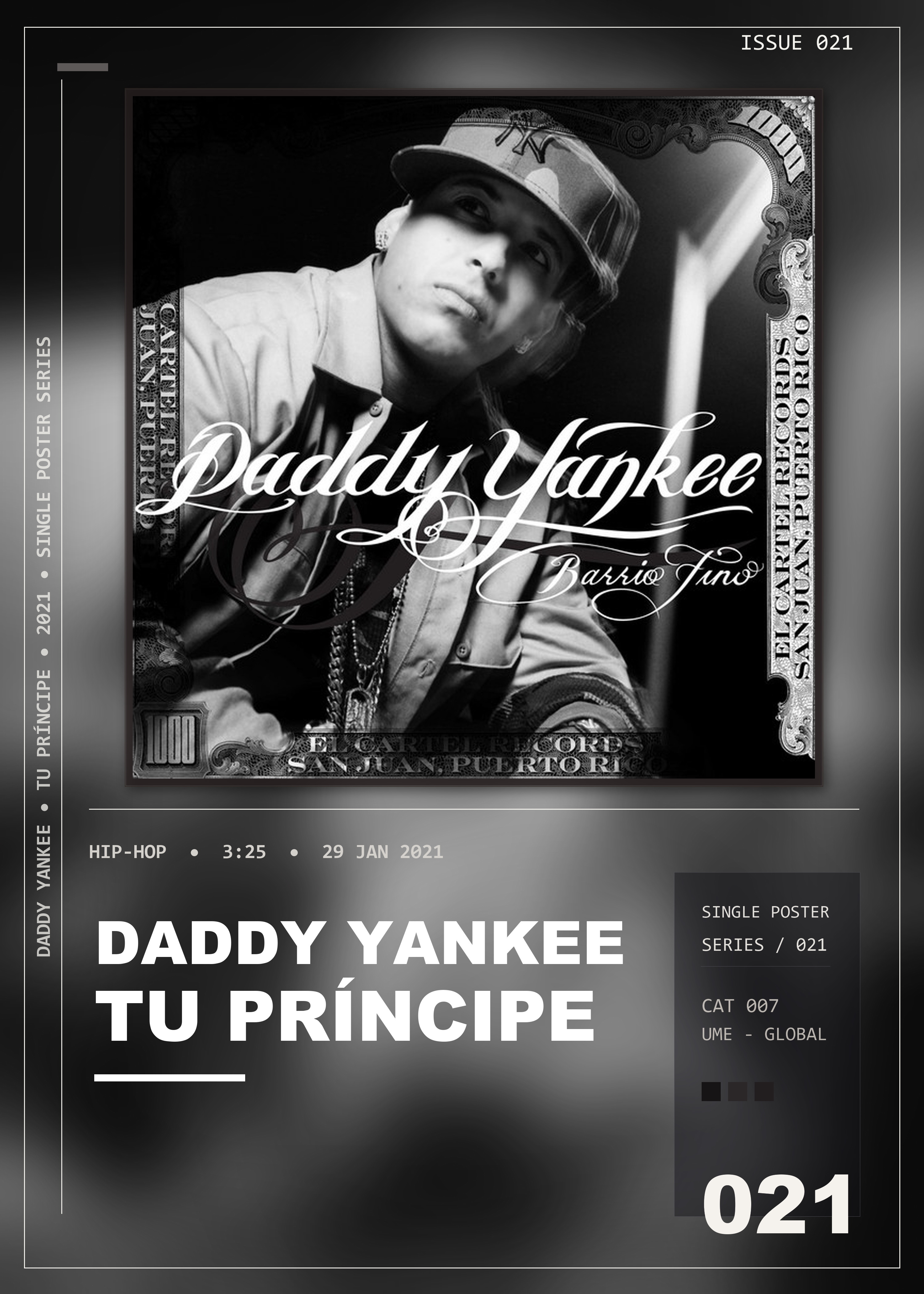 Music poster: Daddy Yankee - Tu Príncipe