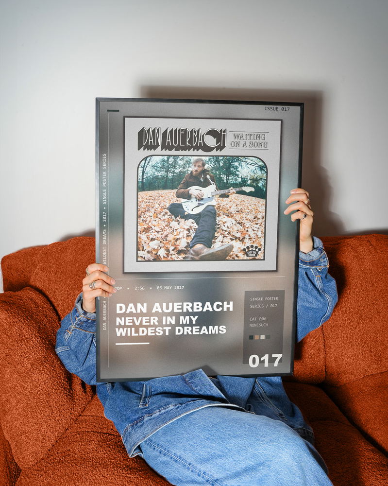 Music poster: Dan Auerbach - Never in My Wildest Dreams