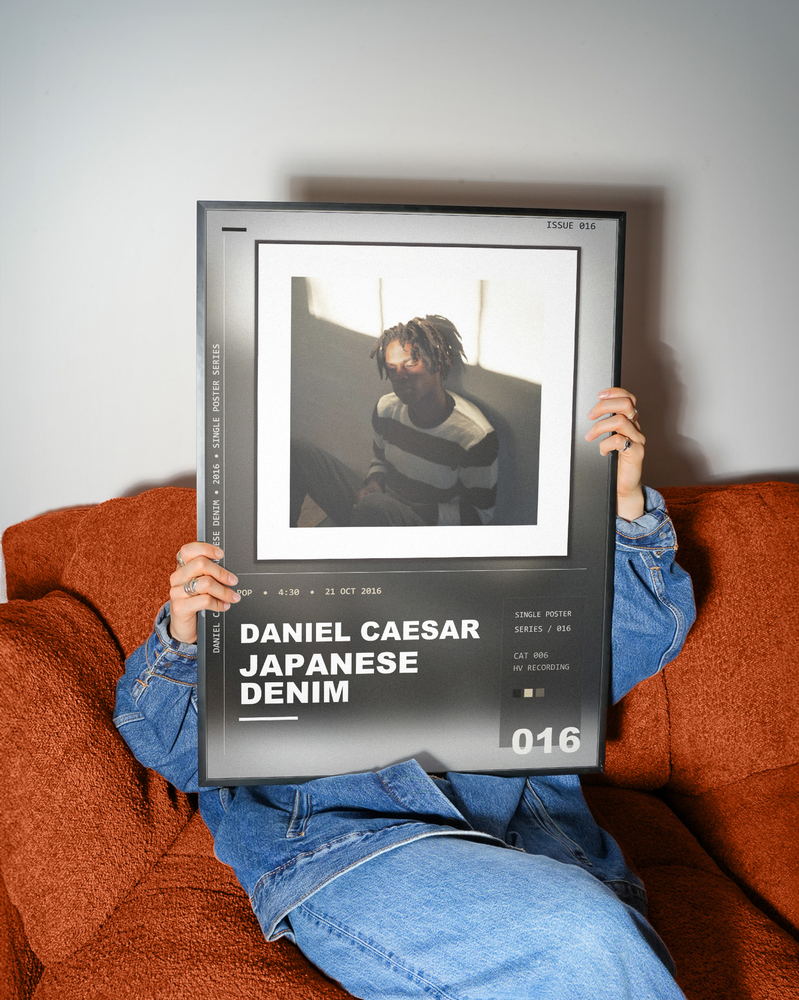 Music poster: Daniel Caesar - Japanese Denim