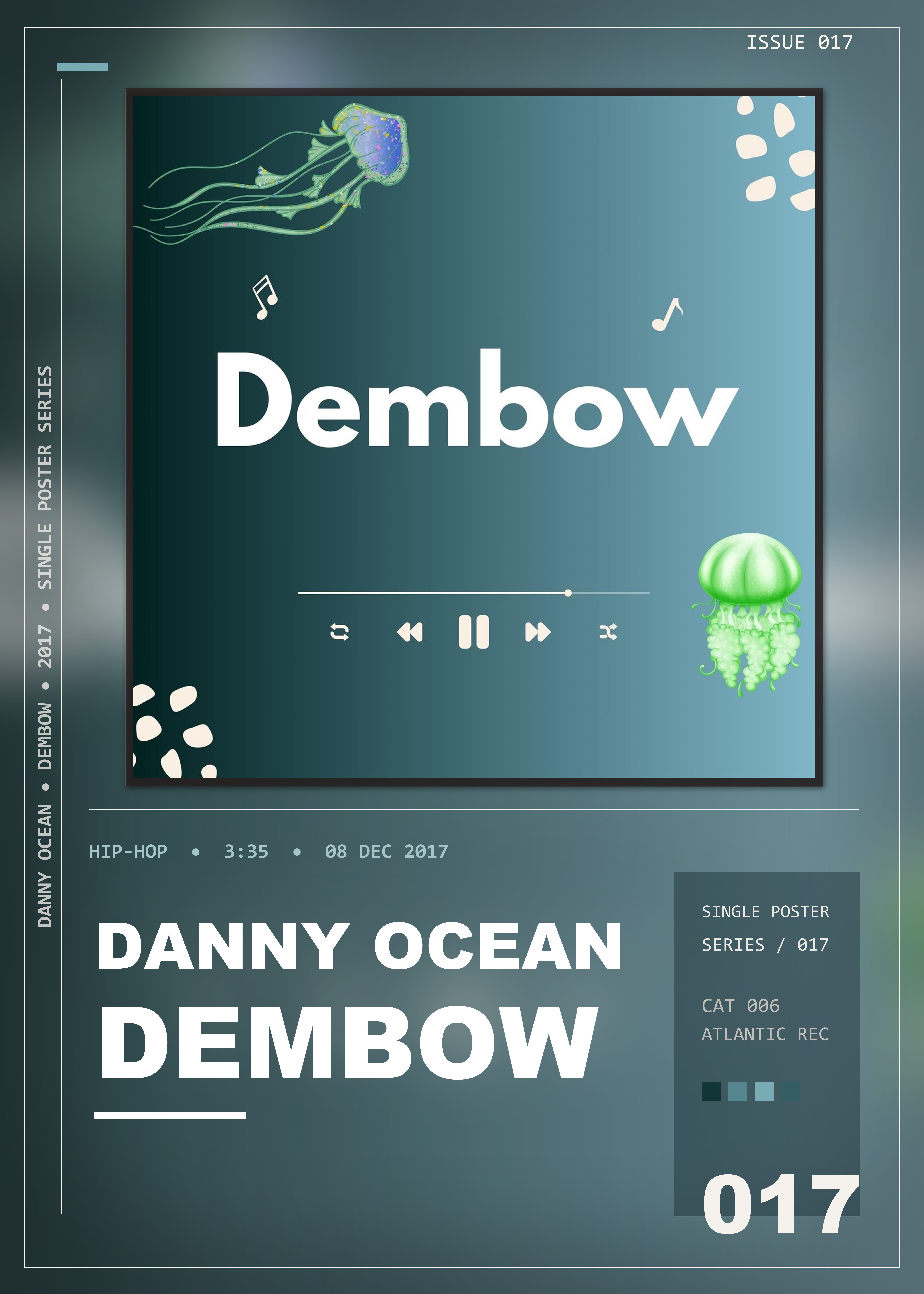 Music poster: Danny Ocean - Dembow