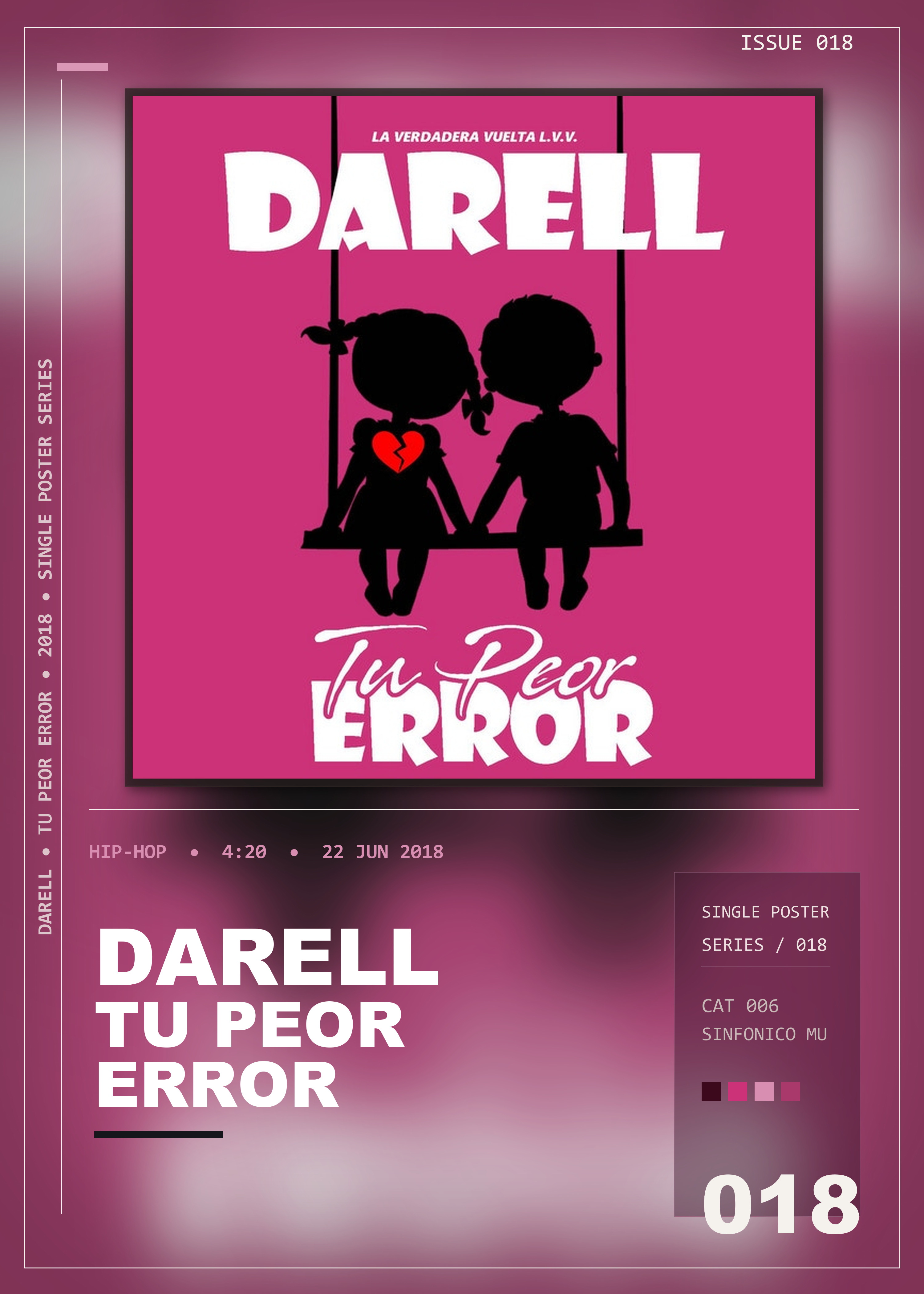 Music poster: Darell - Tu Peor Error