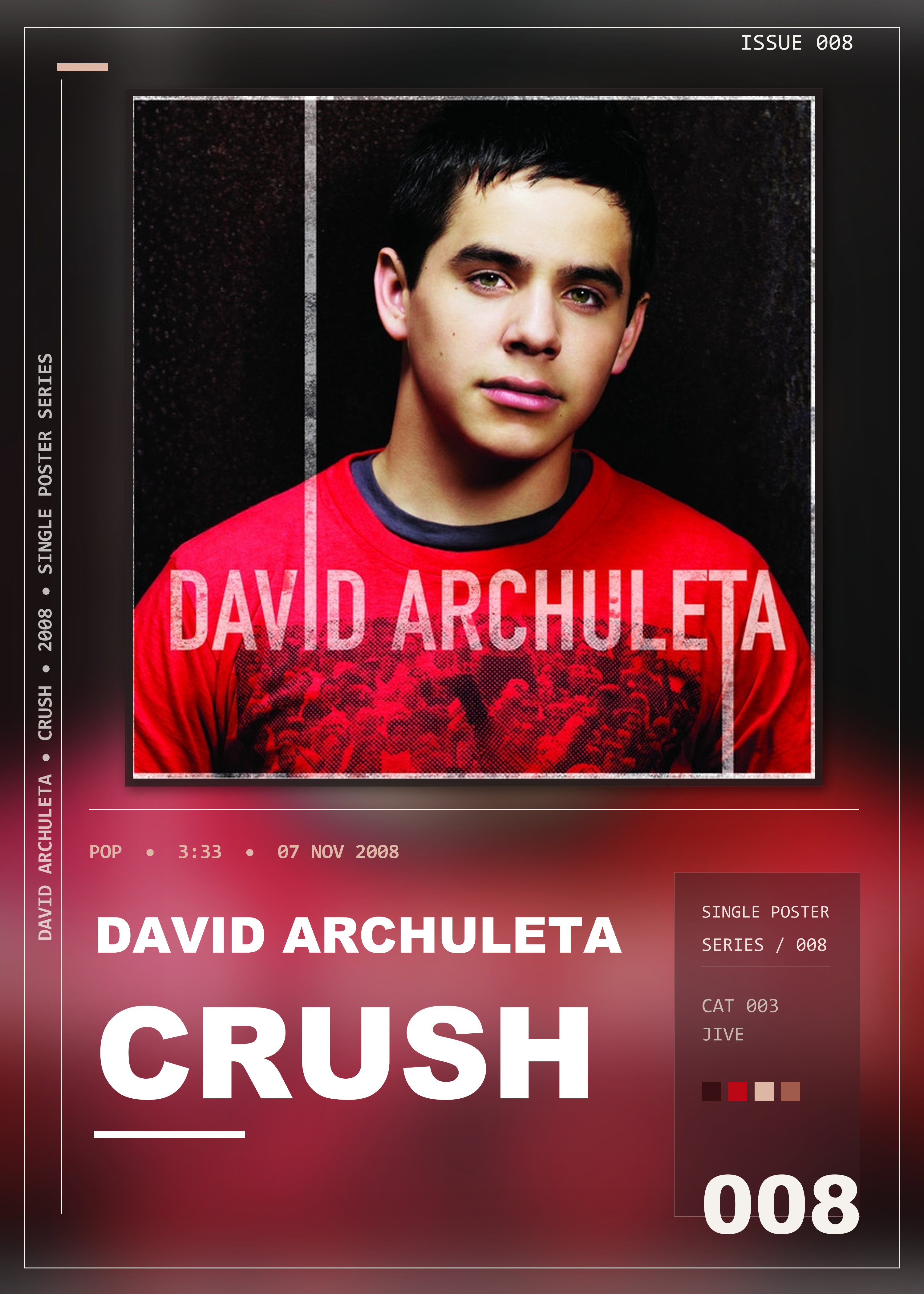 Music poster: David Archuleta - Crush