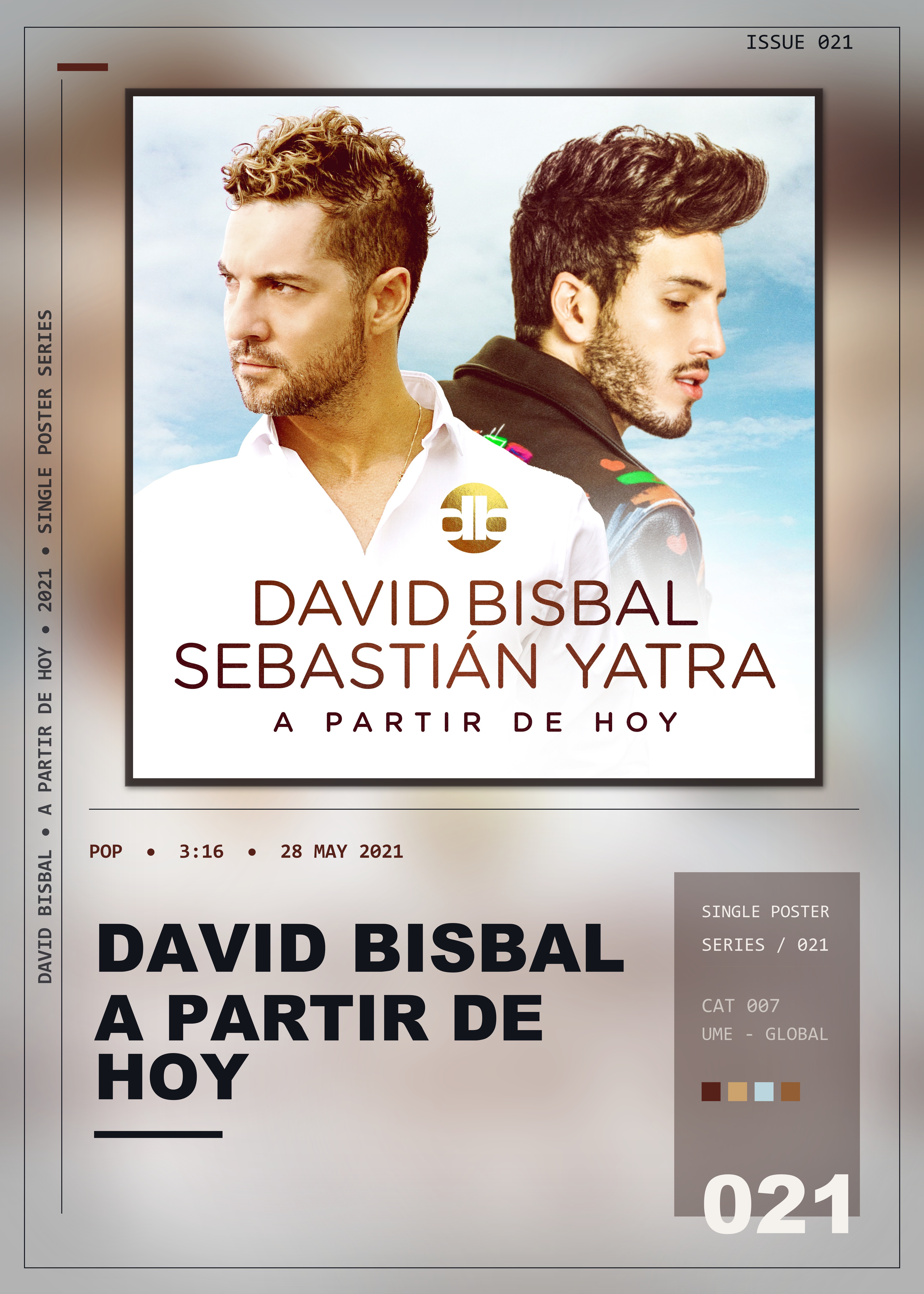 Music poster: David Bisbal - A Partir De Hoy