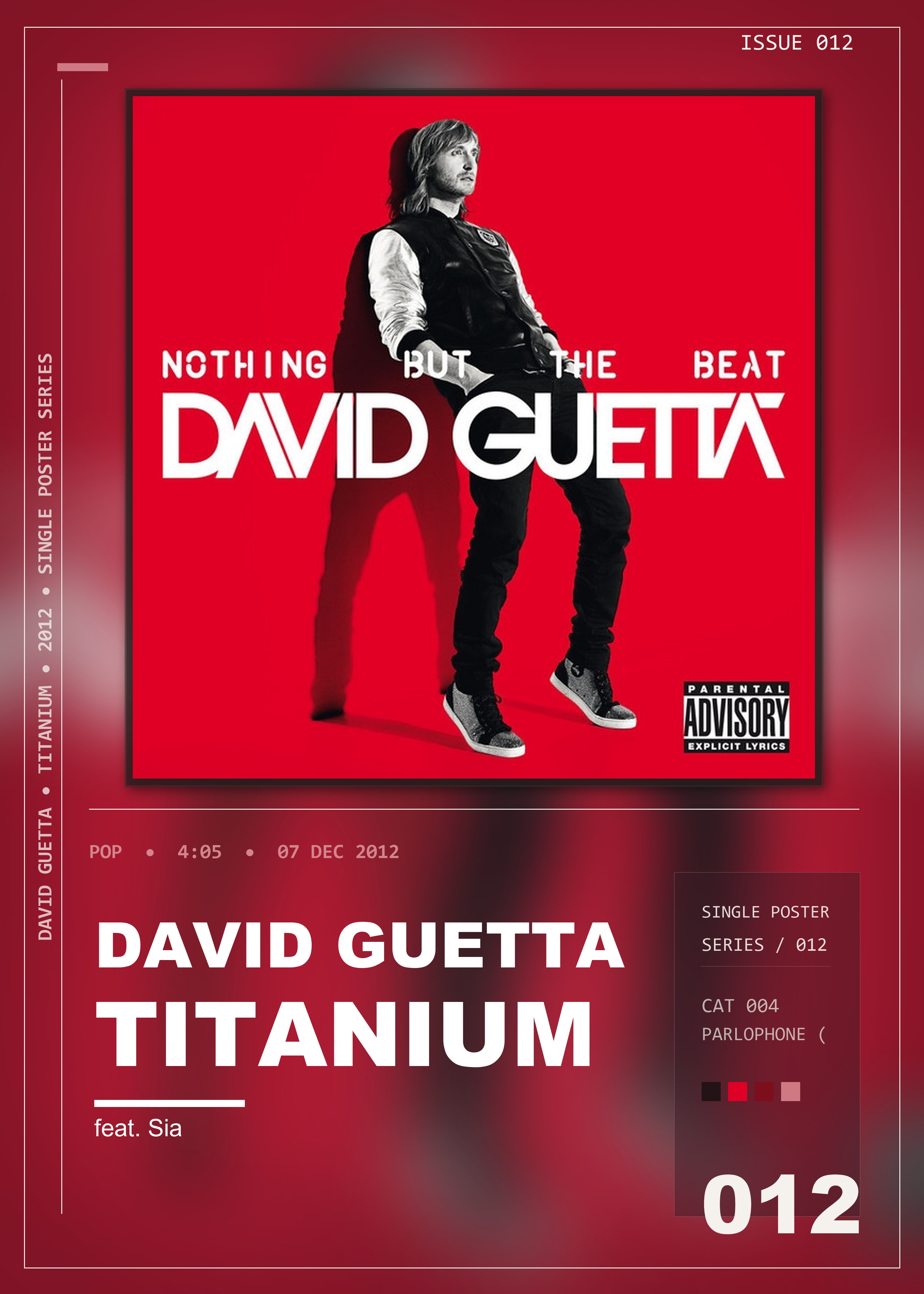 Music poster: David Guetta - Titanium feat Sia