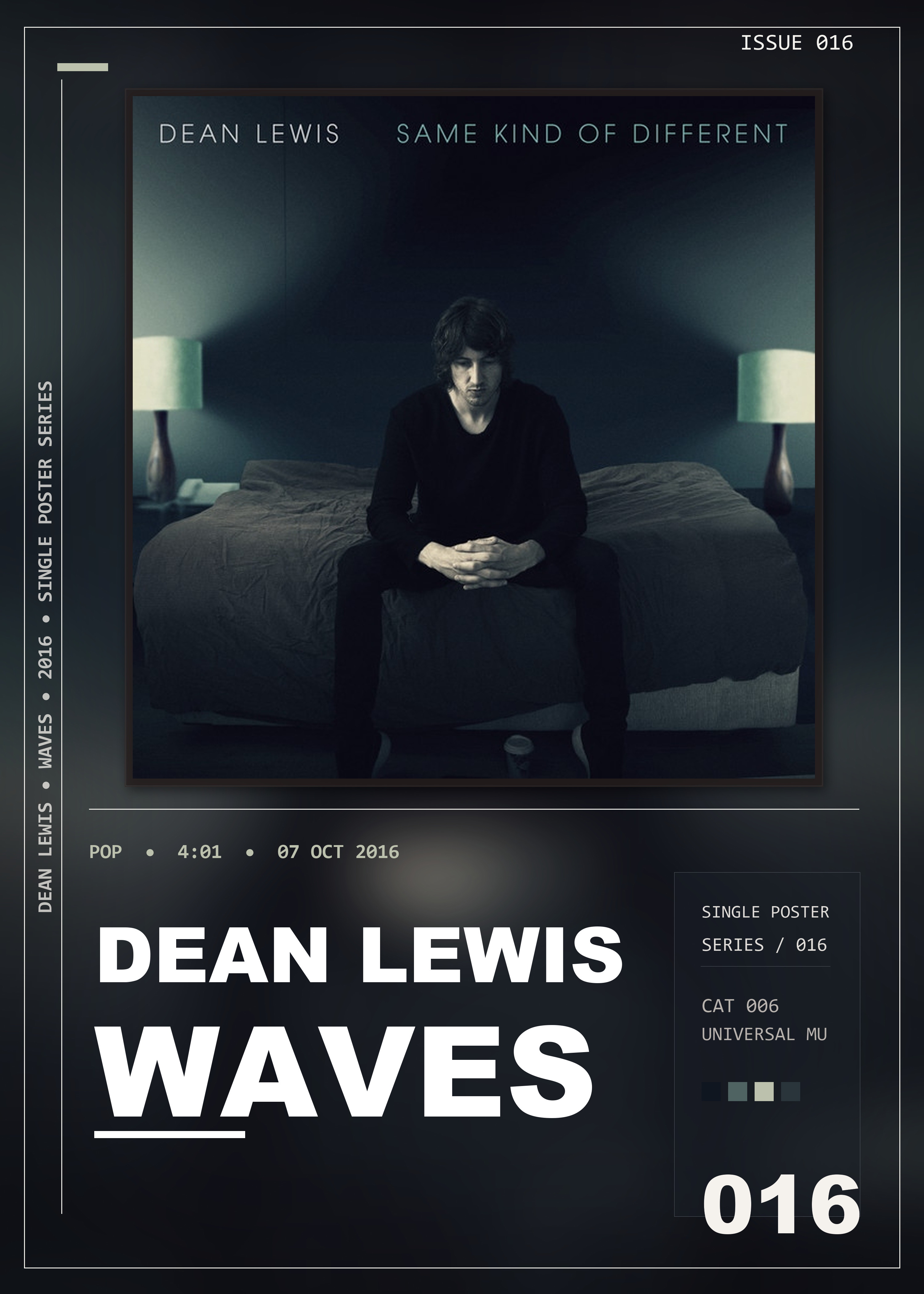 Music poster: Dean Lewis - Waves