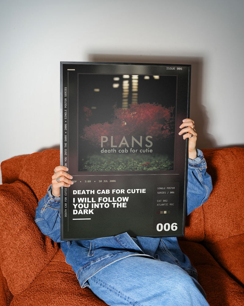 Music poster: Death Cab for Cutie - I Will Follow You Into The Dark