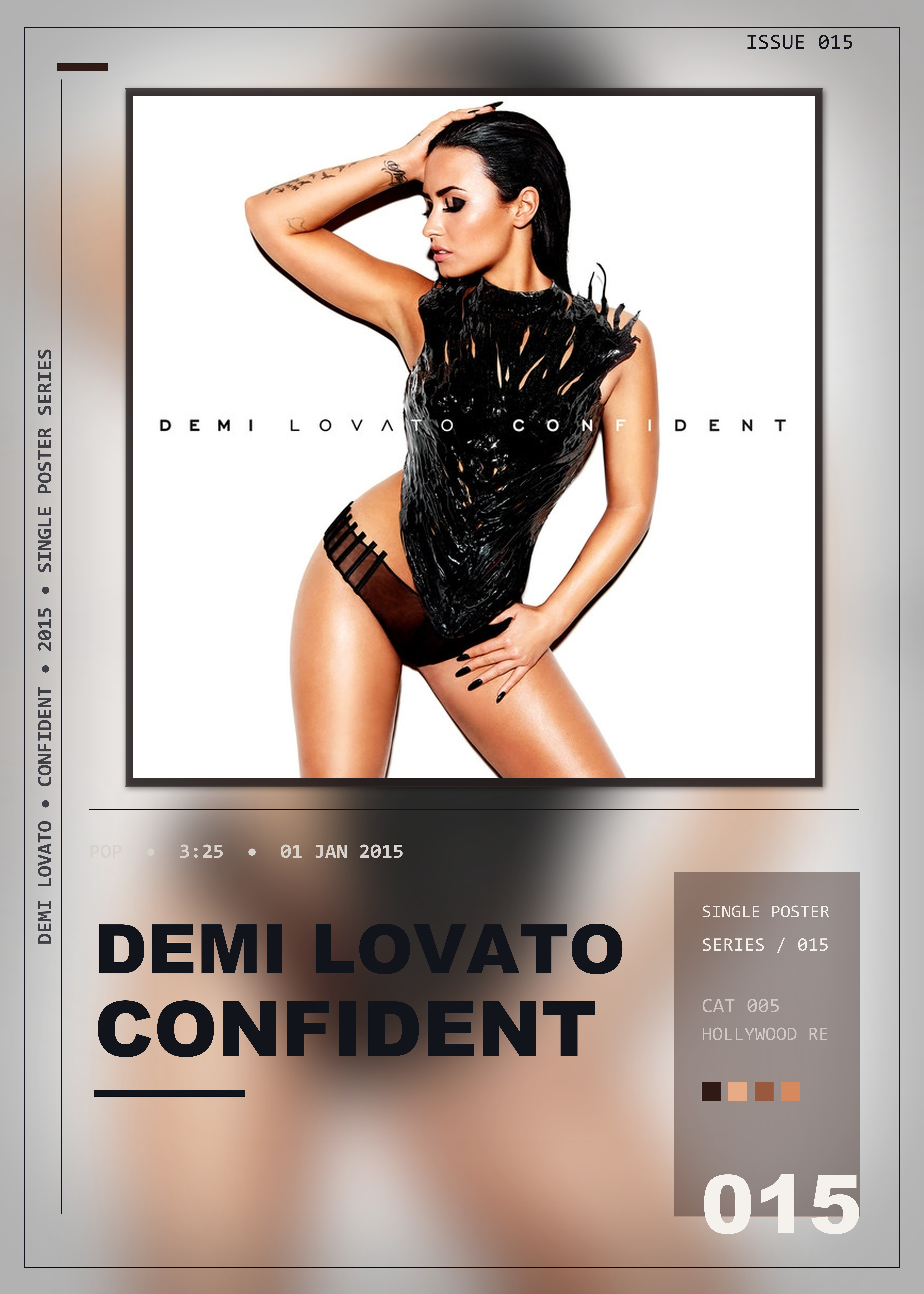 Music poster: Demi Lovato - Confident