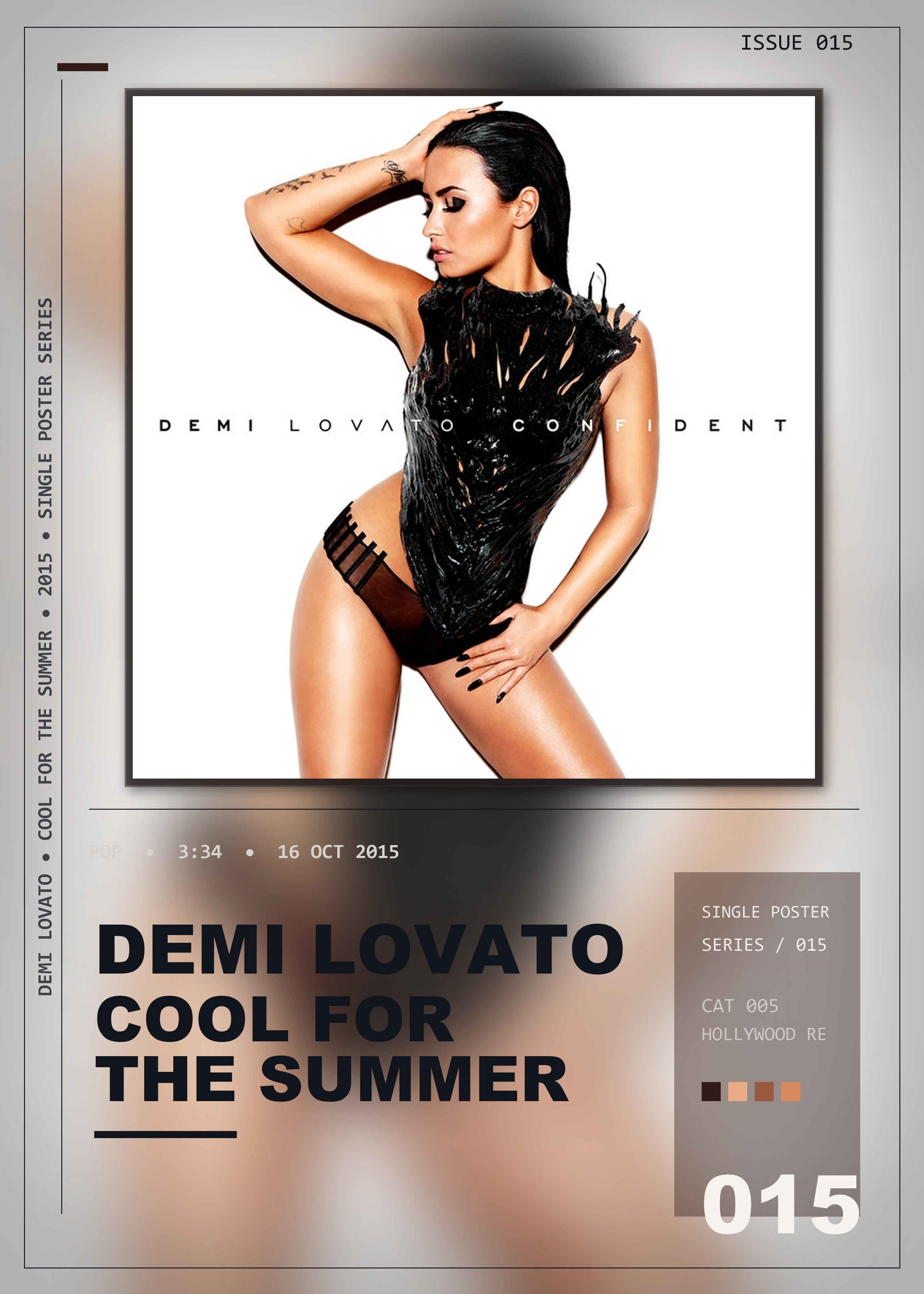 Music poster: Demi Lovato - Cool for the Summer