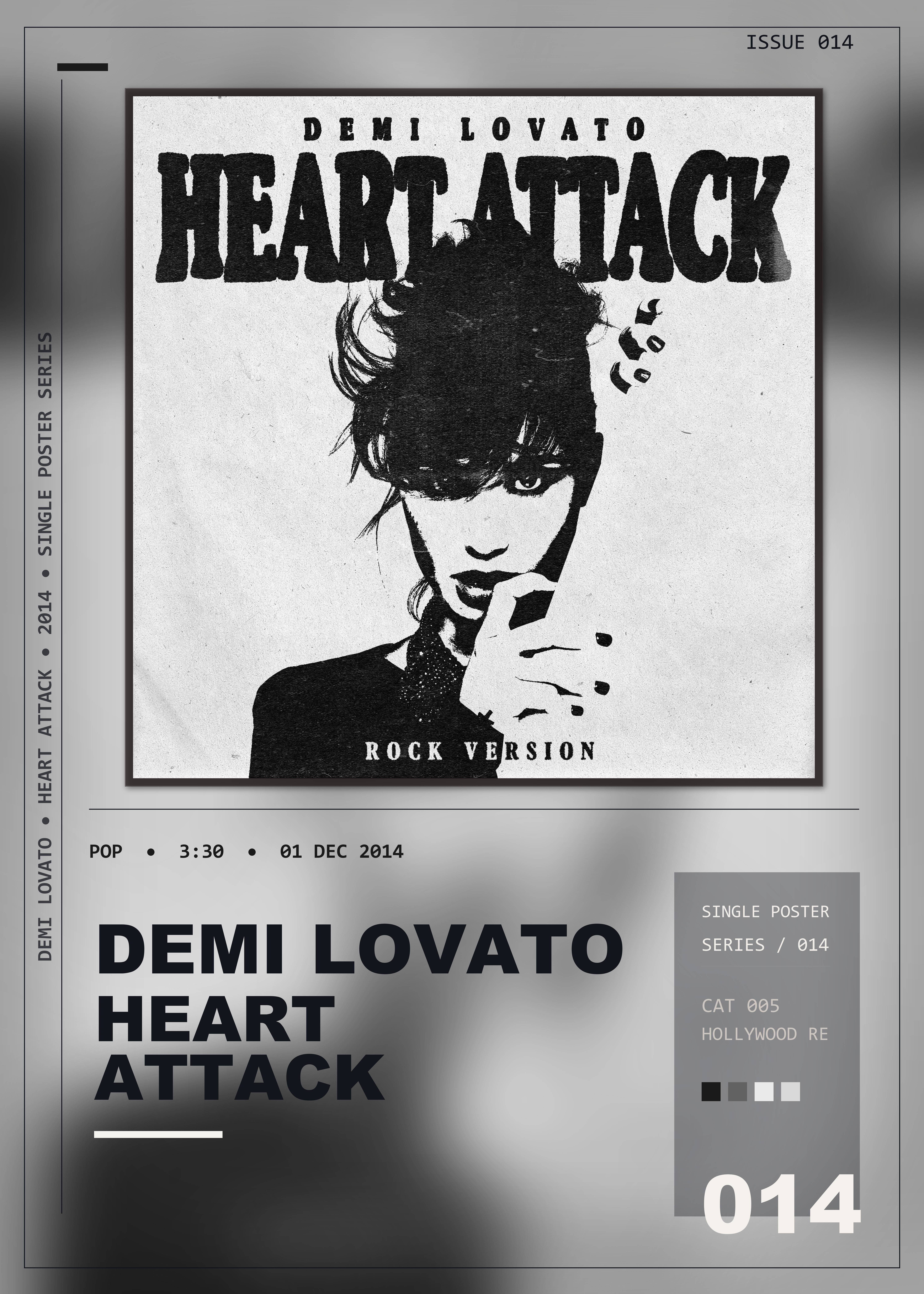Music poster: Demi Lovato - Heart Attack