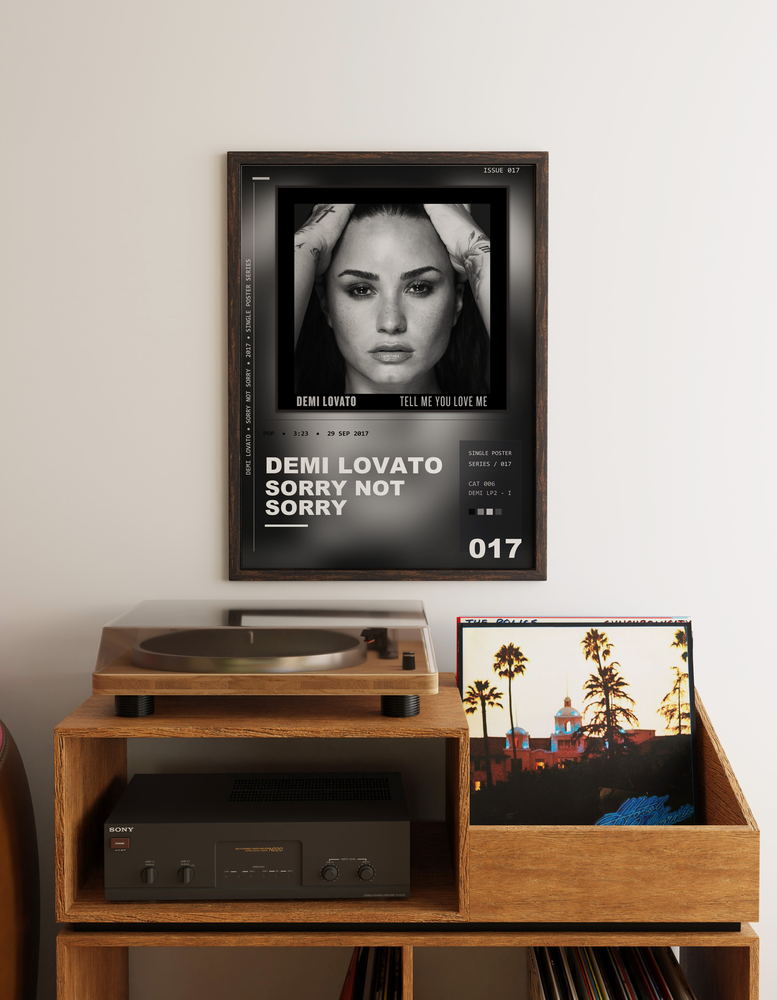 Music poster: Demi Lovato - Sorry Not Sorry