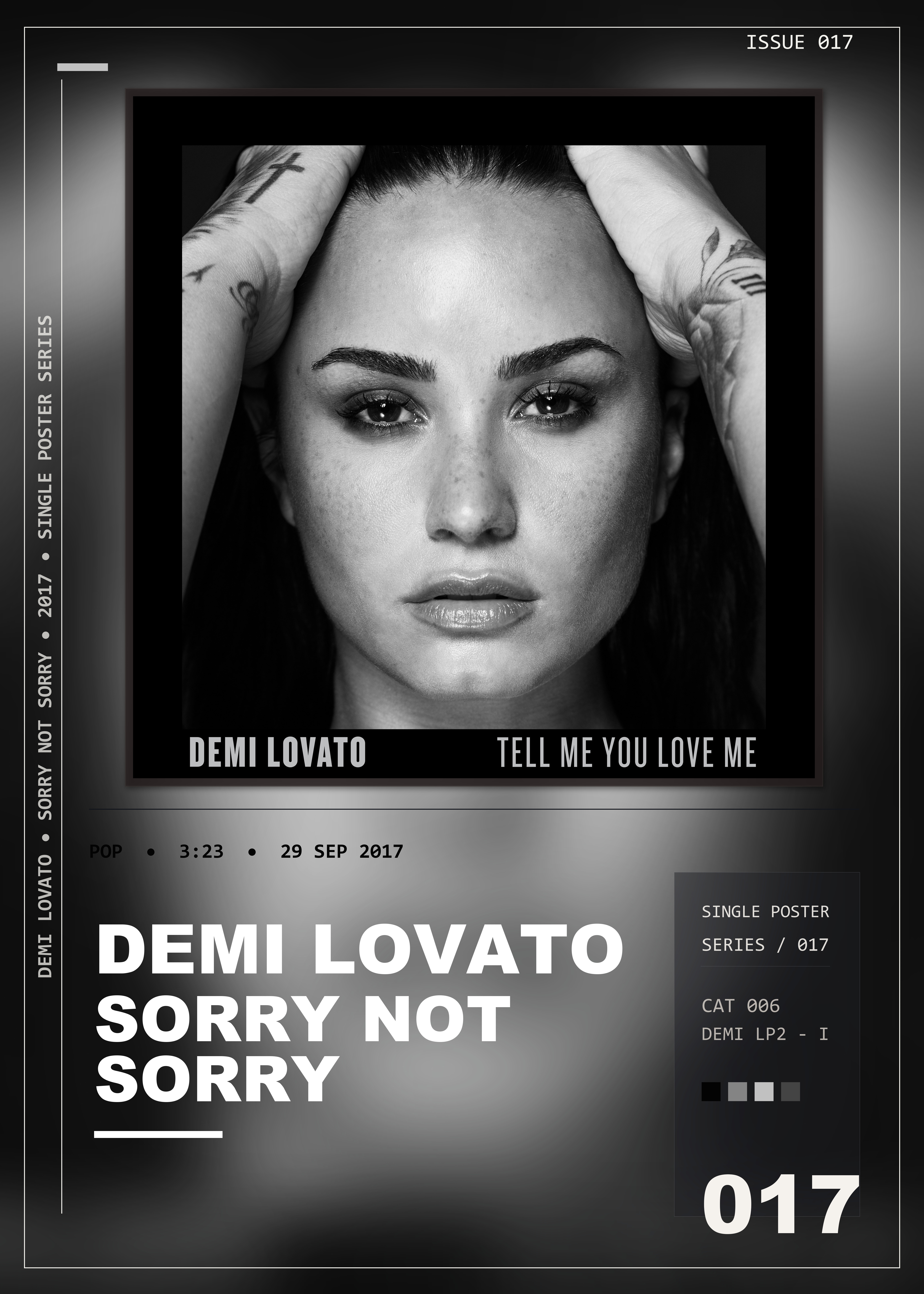 Music poster: Demi Lovato - Sorry Not Sorry