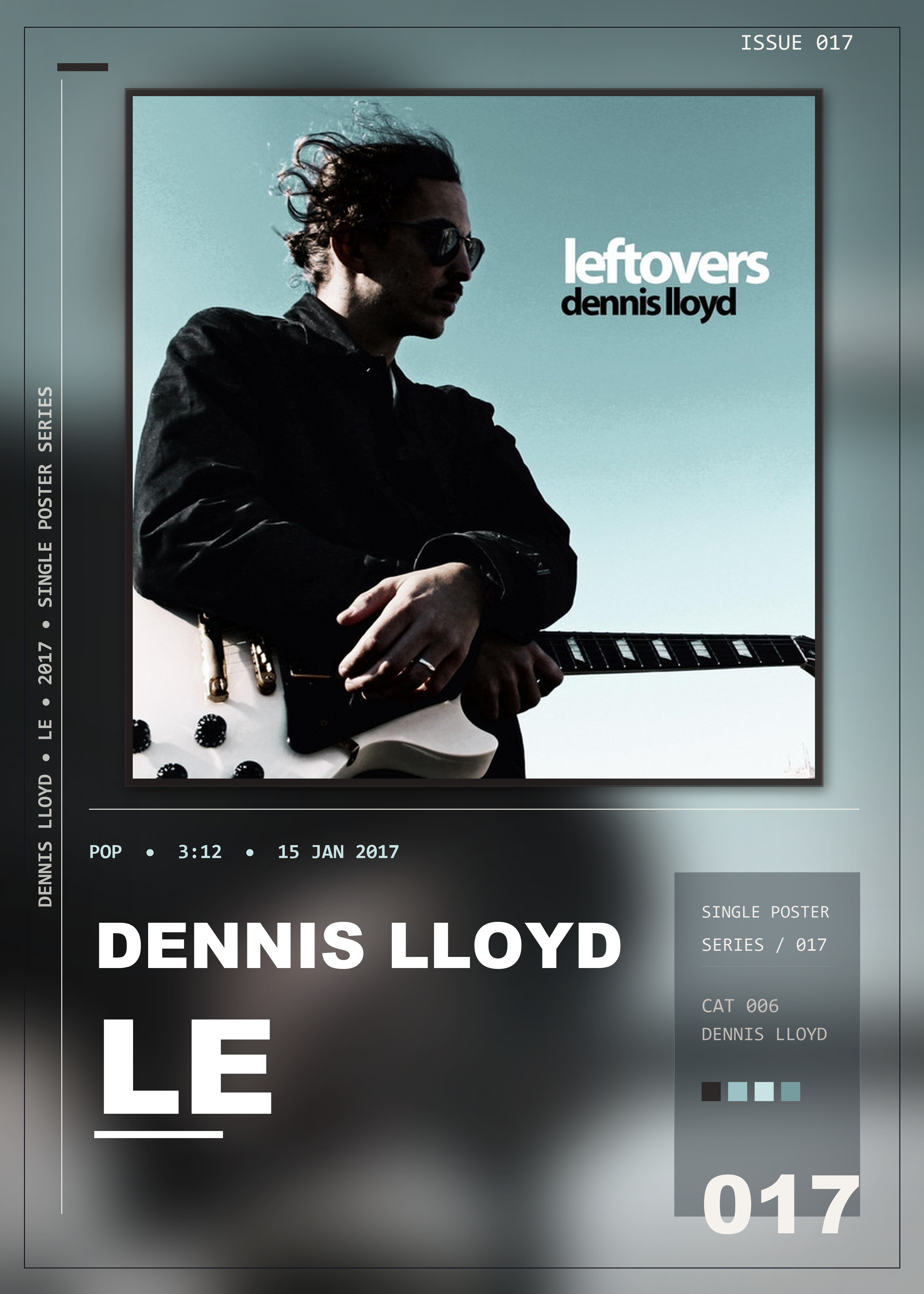 Music poster: Dennis Lloyd - Leftovers