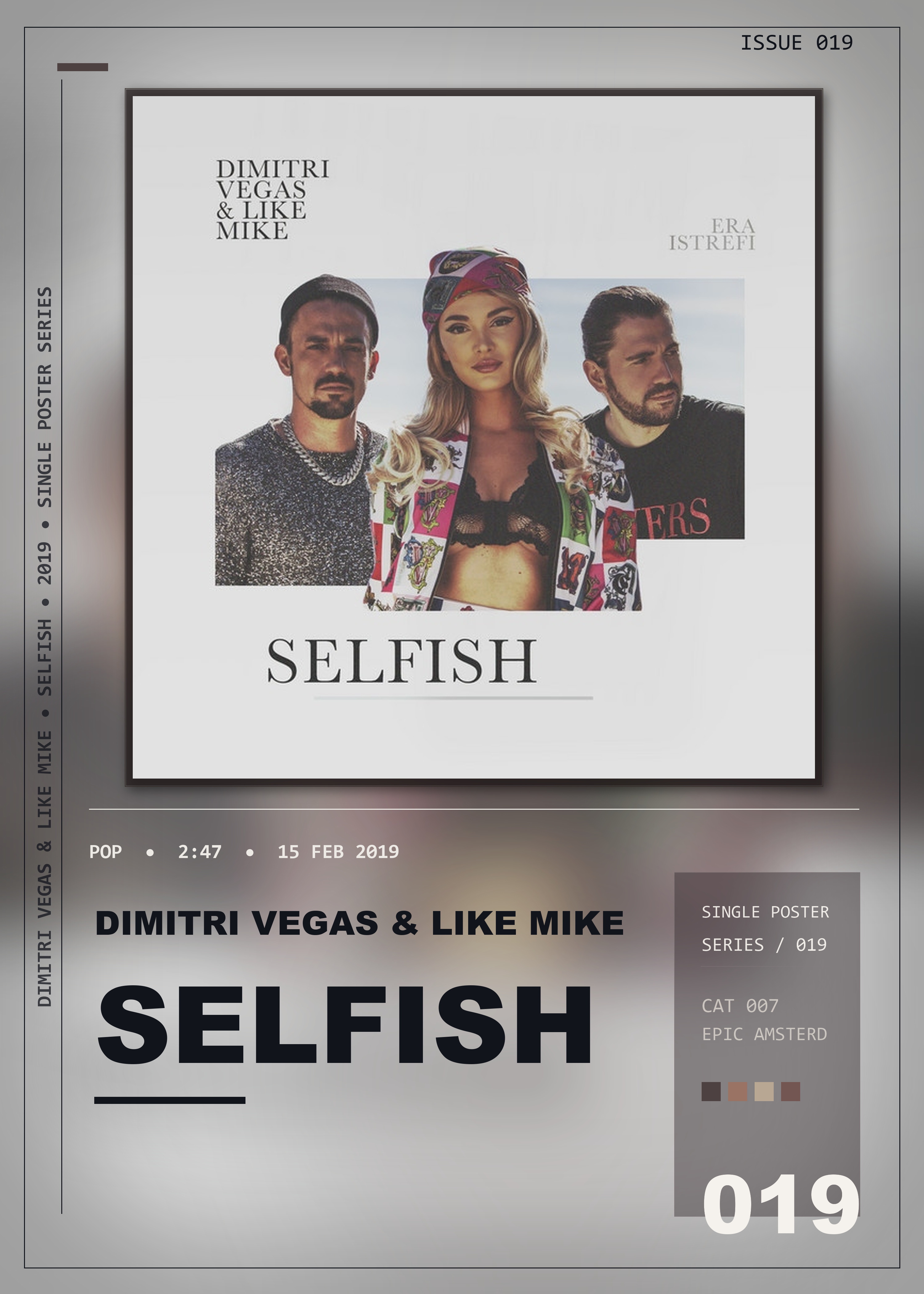 Music poster: Dimitri Vegas Like Mike - Selfish