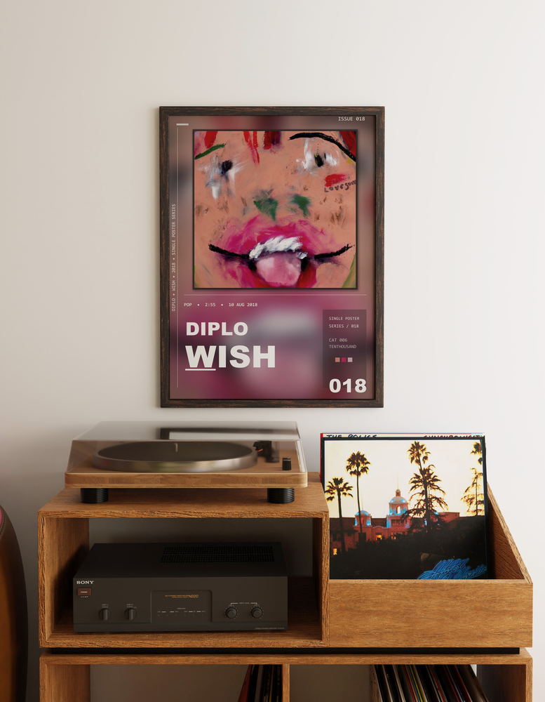 Music poster: Diplo - Wish