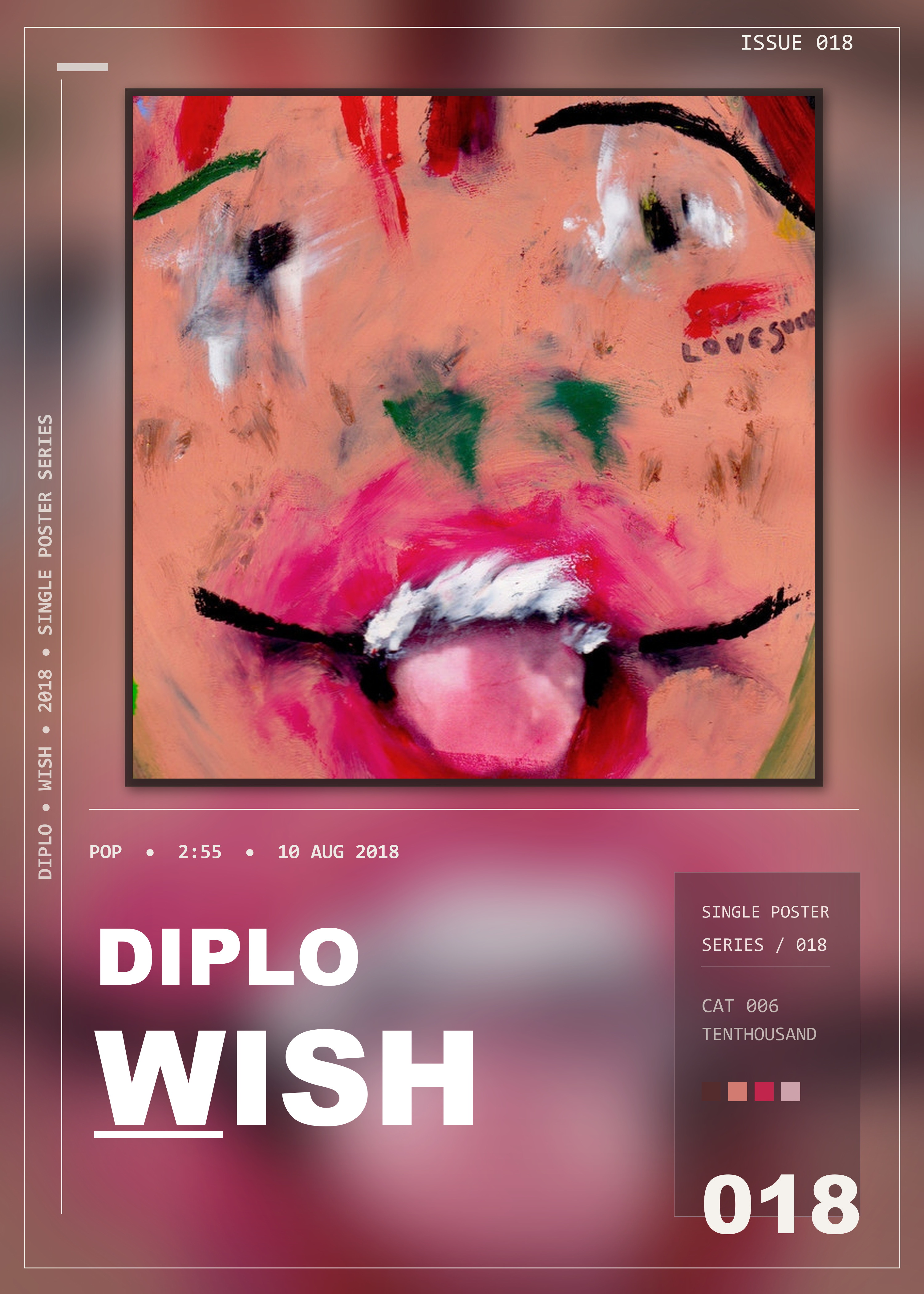 Music poster: Diplo - Wish