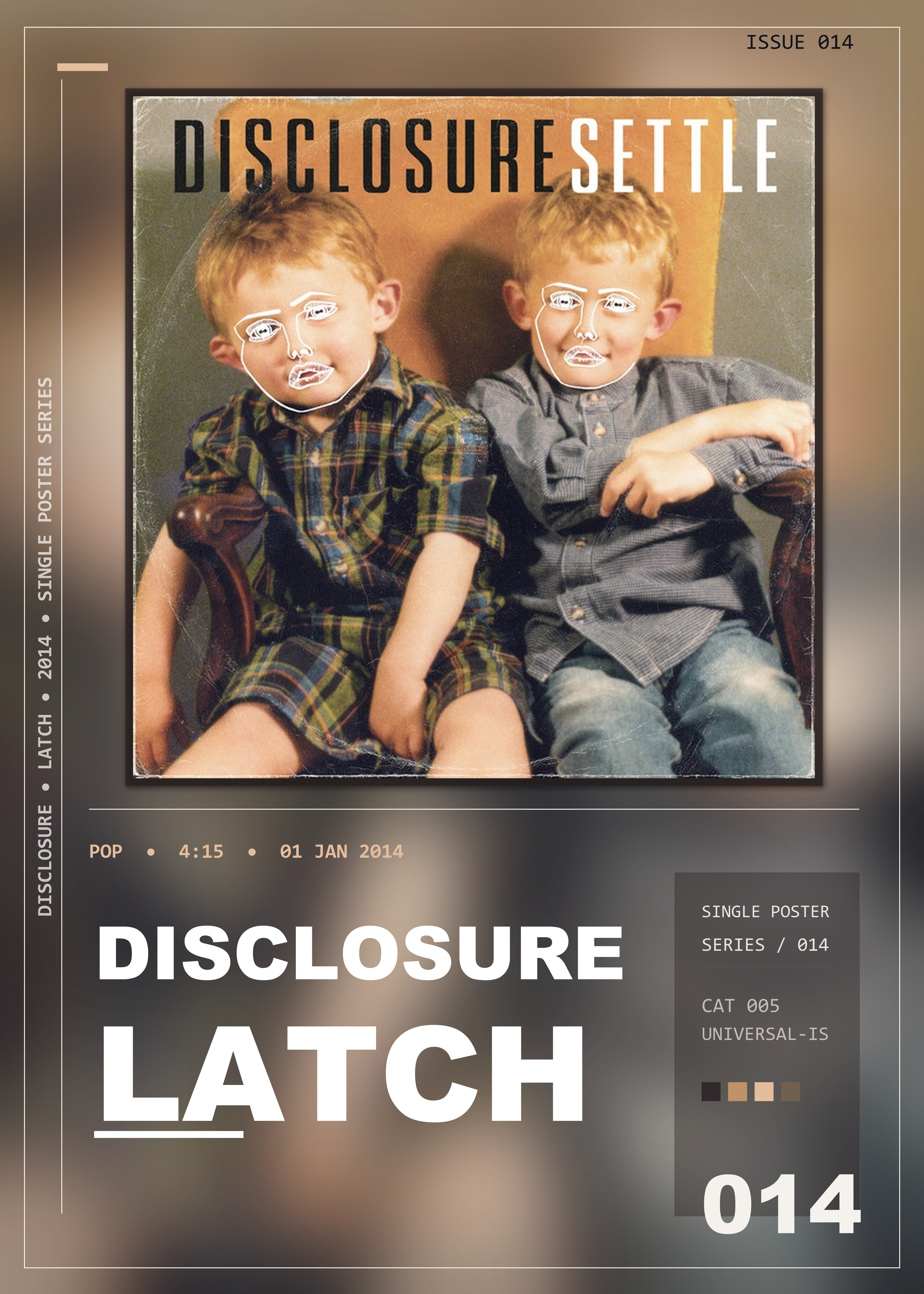 Music poster: Disclosure - Latch