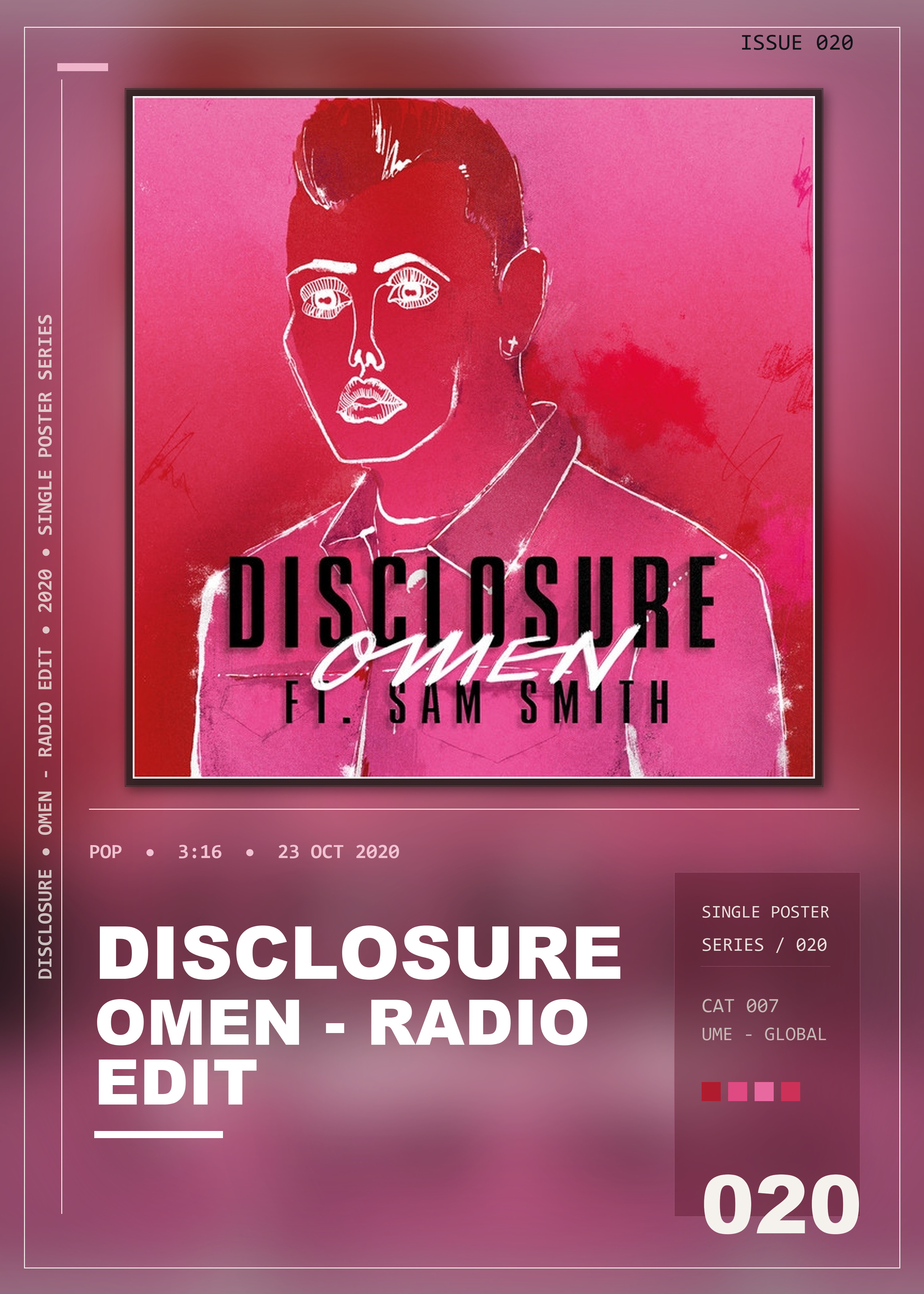 Music poster: Disclosure - Omen - Radio Edit