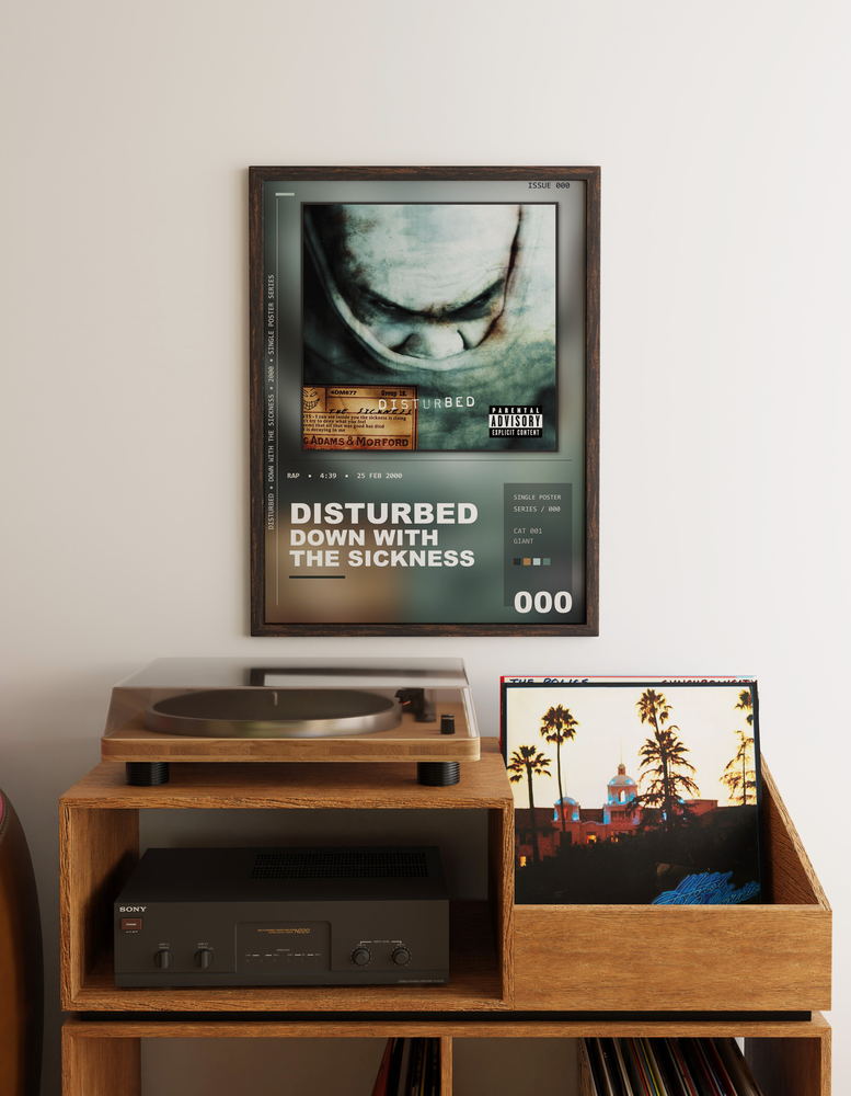 Music poster: Disturbed - Down With the Sickness