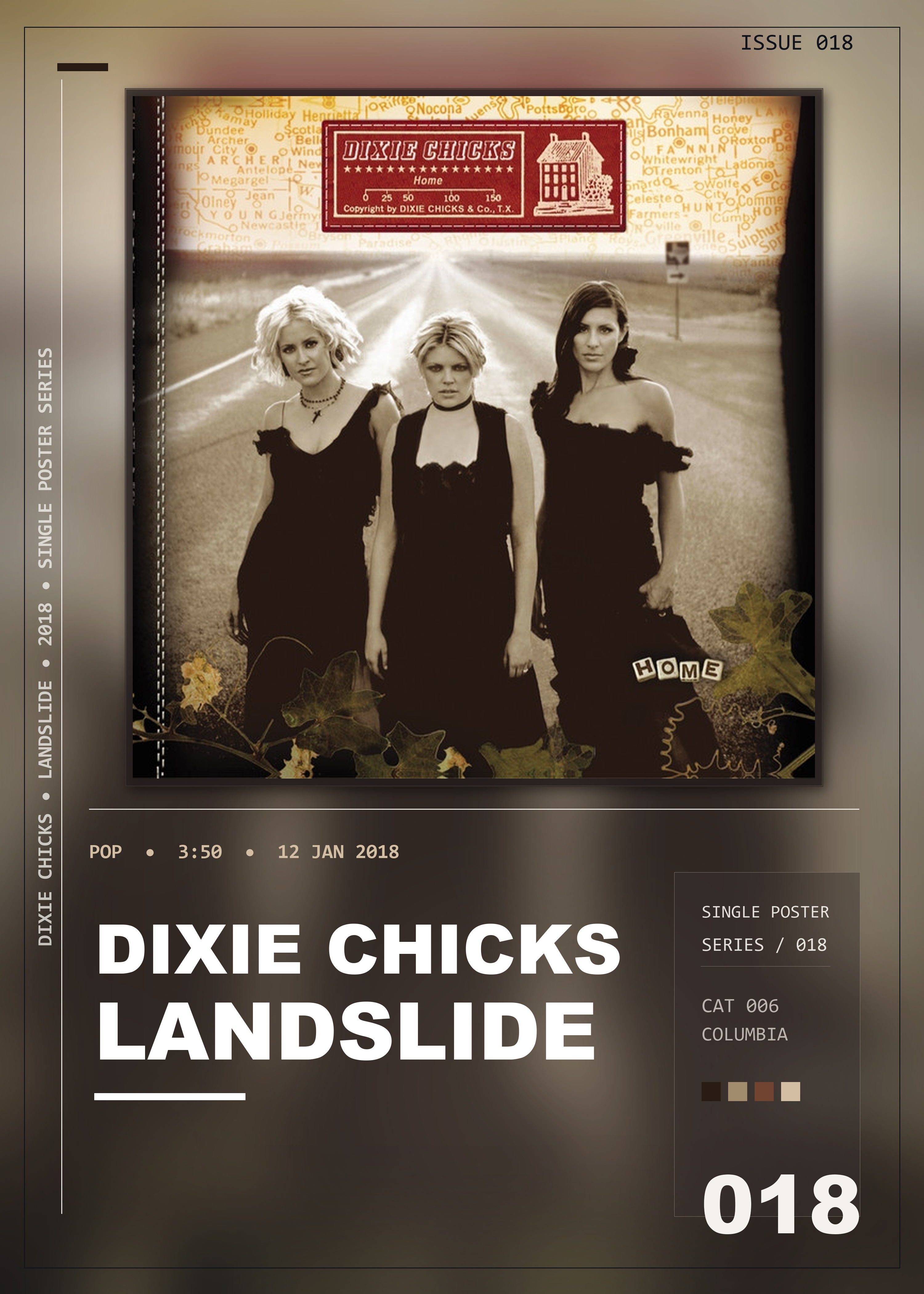 Music poster: Dixie Chicks - Landslide