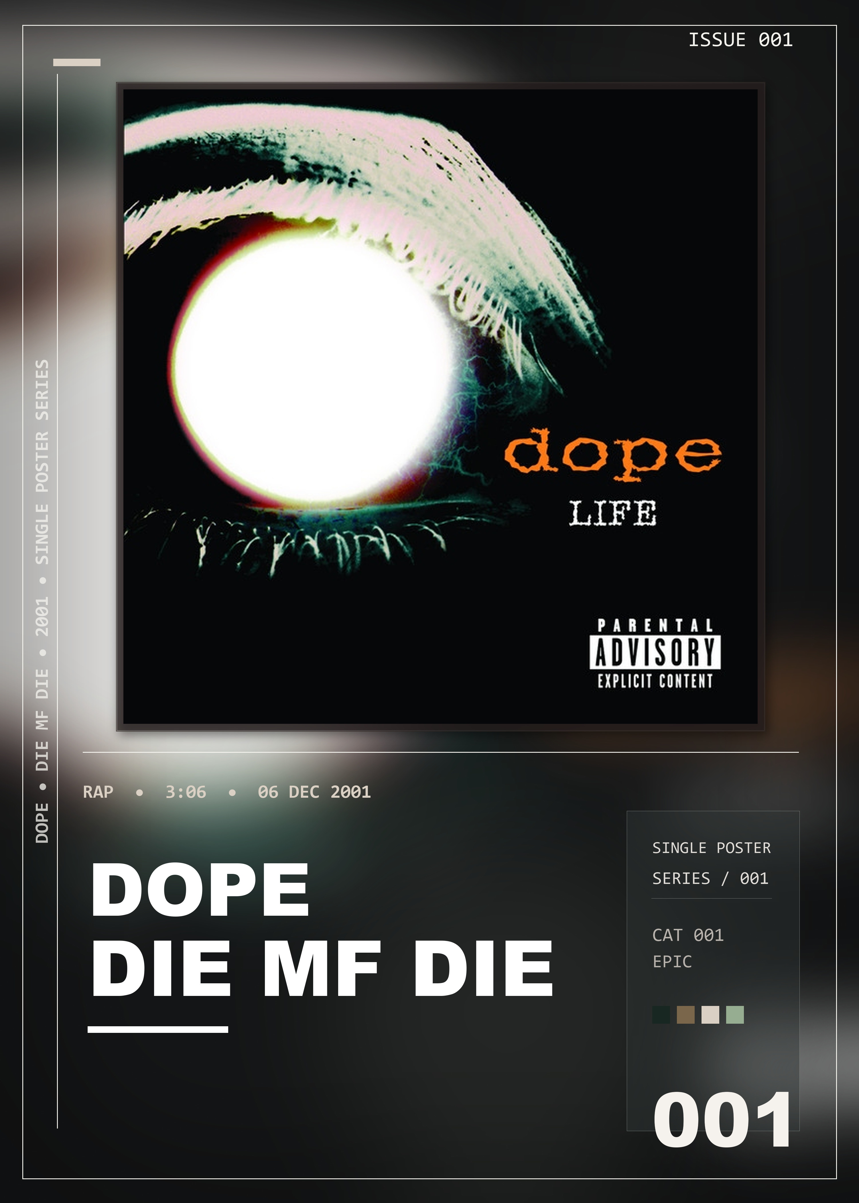 Music poster: Dope - Die MF Die