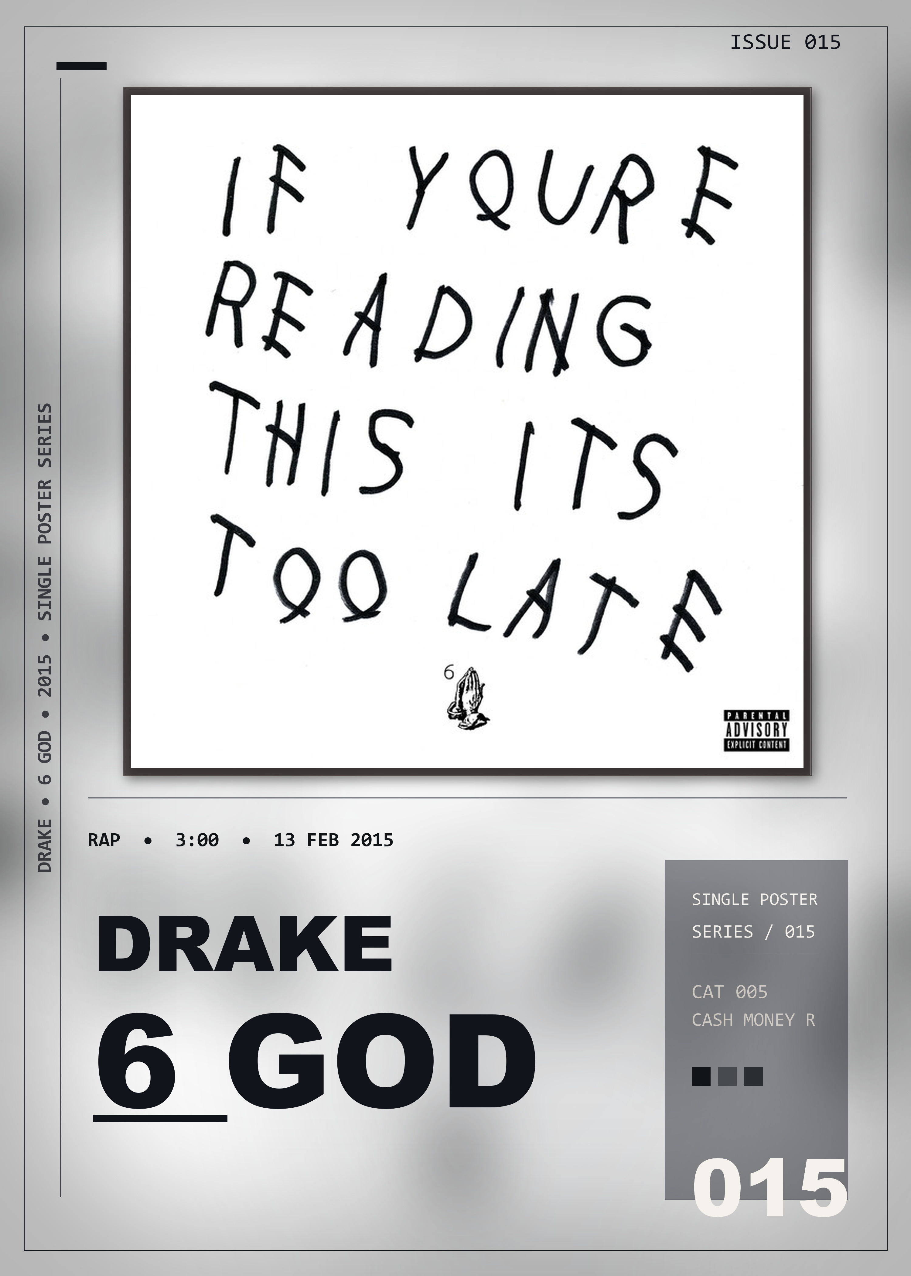Music poster: Drake - 6 God