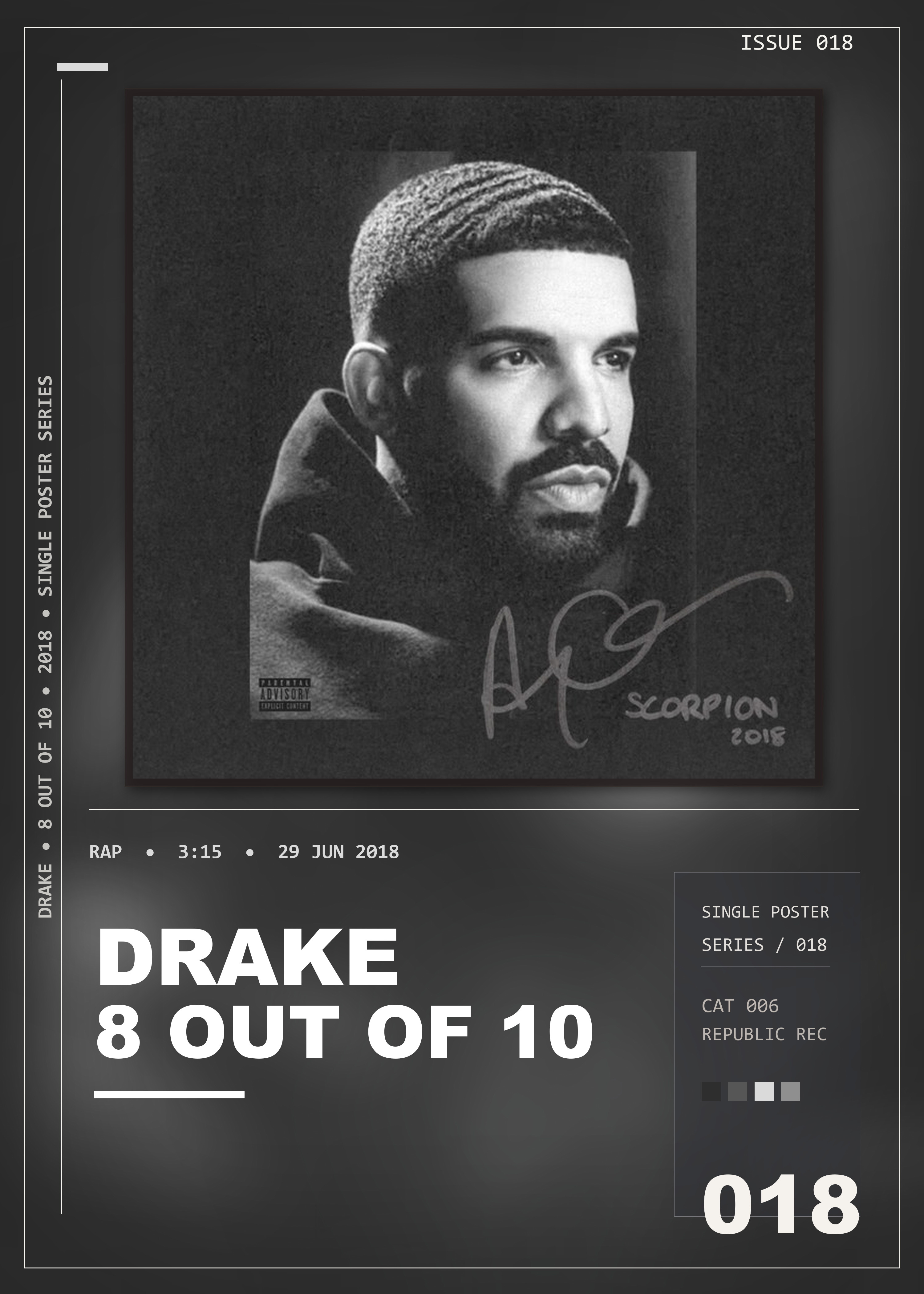 Music poster: Drake - 8 Out Of 10