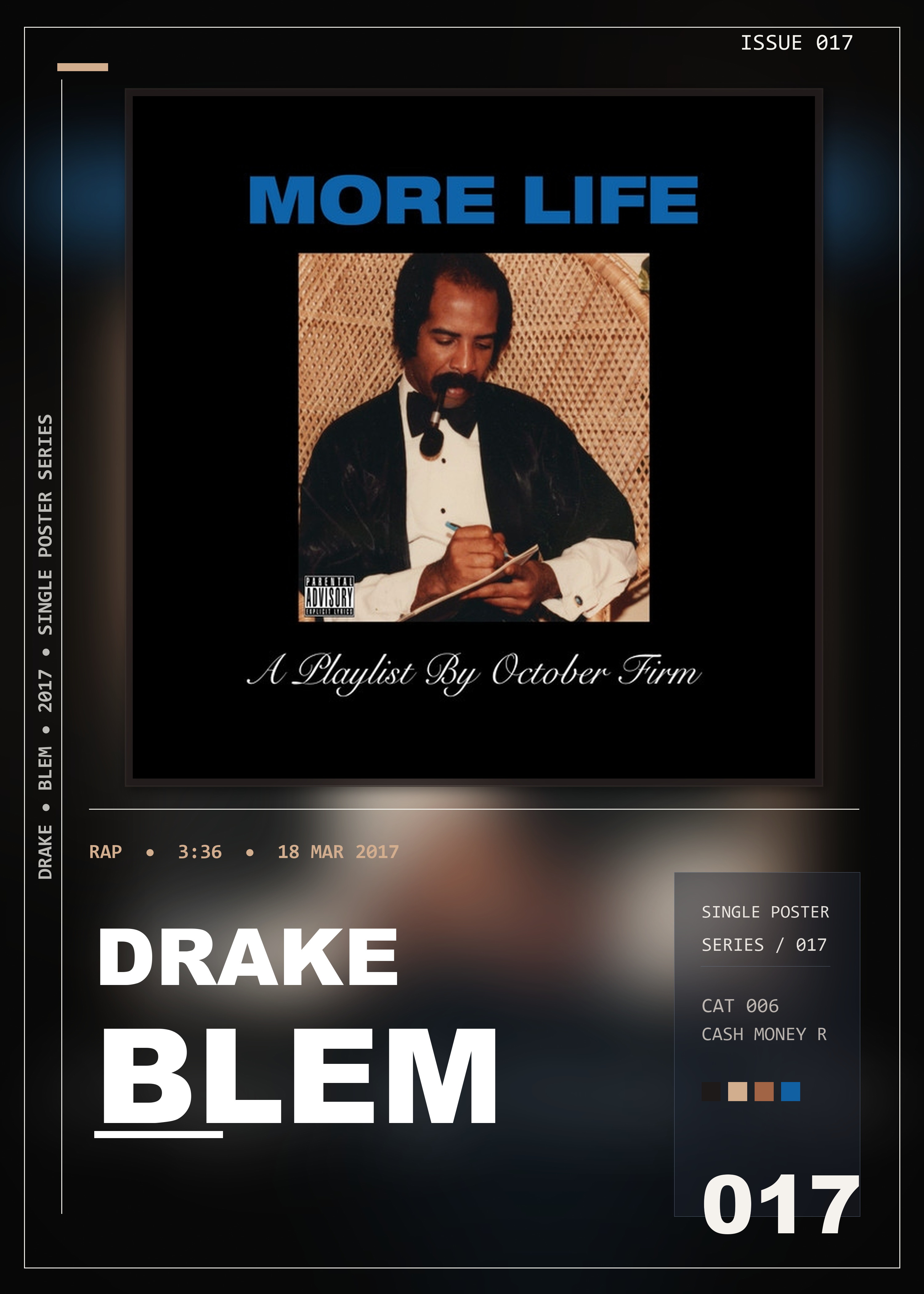 Music poster: Drake - Blem