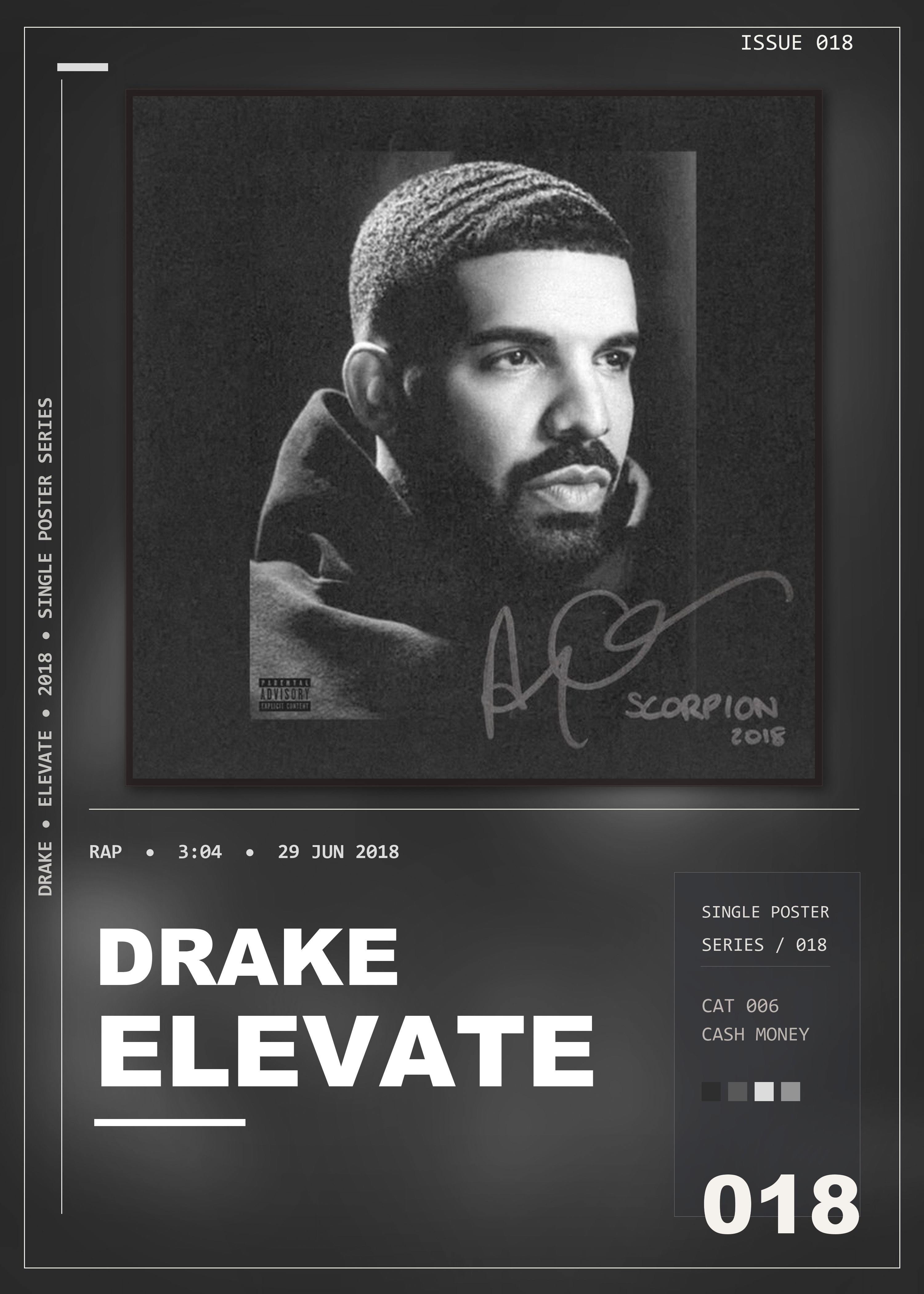 Music poster: Drake - Elevate