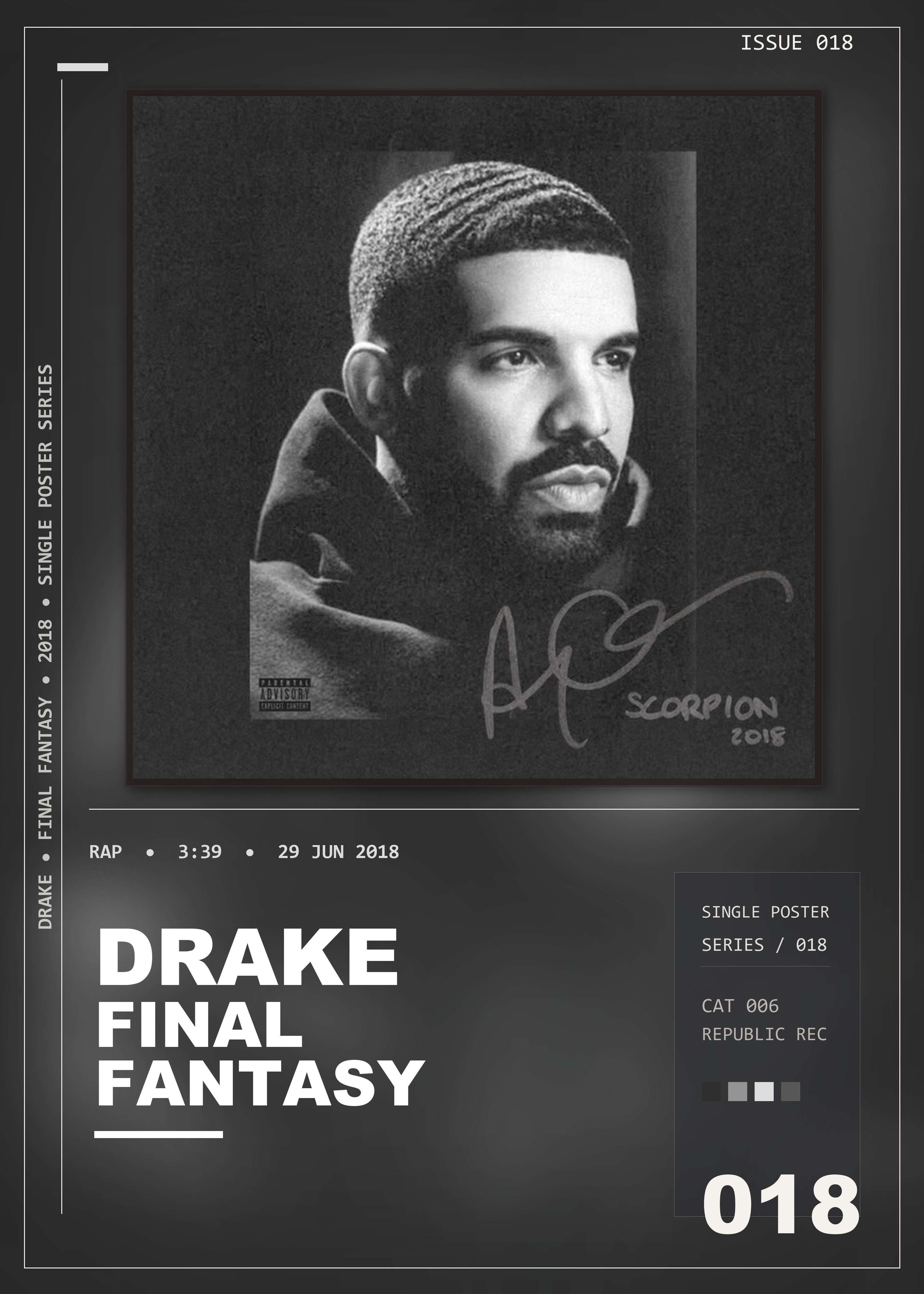 Music poster: Drake - Final Fantasy
