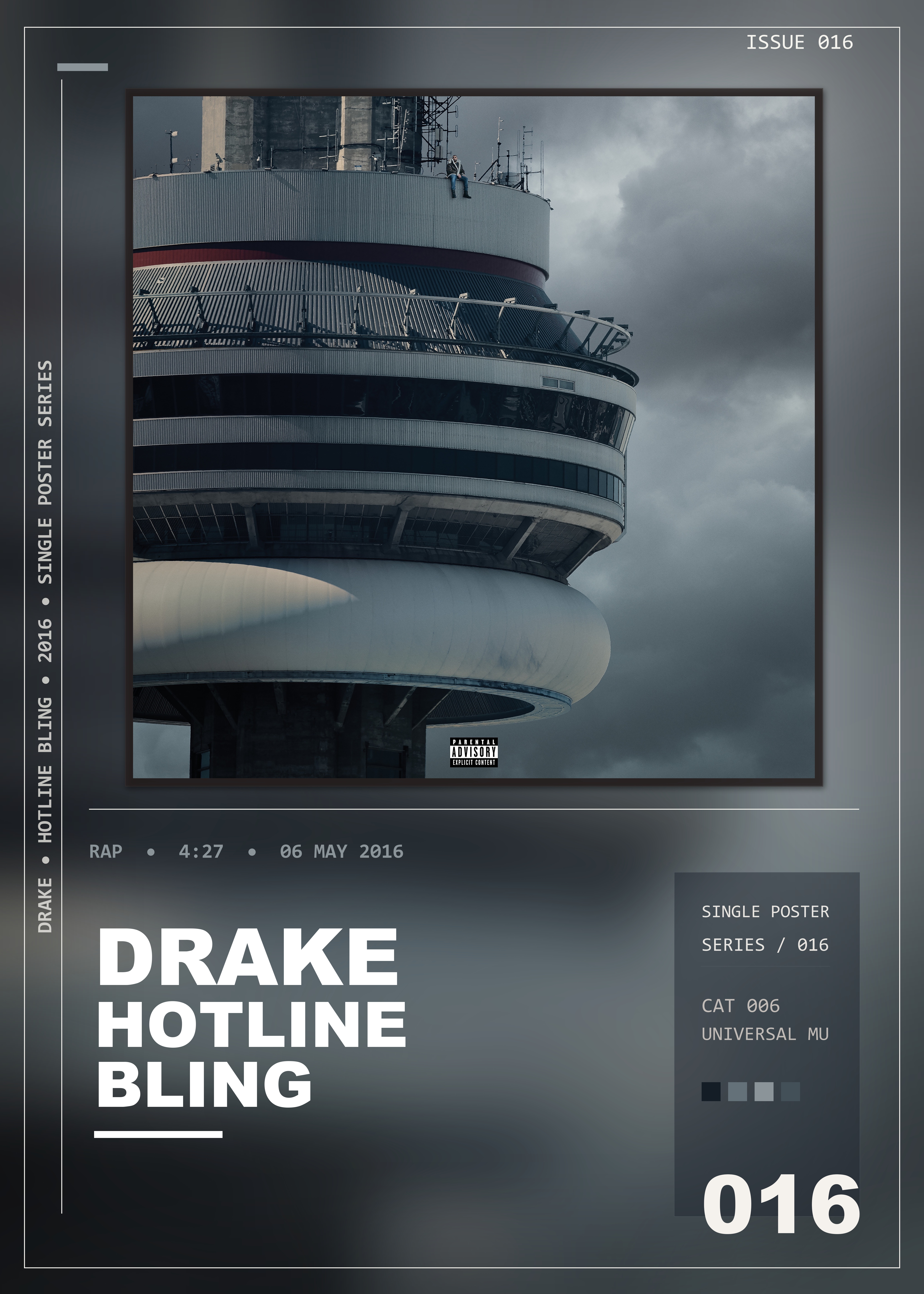 Music poster: Drake - Hotline Bling