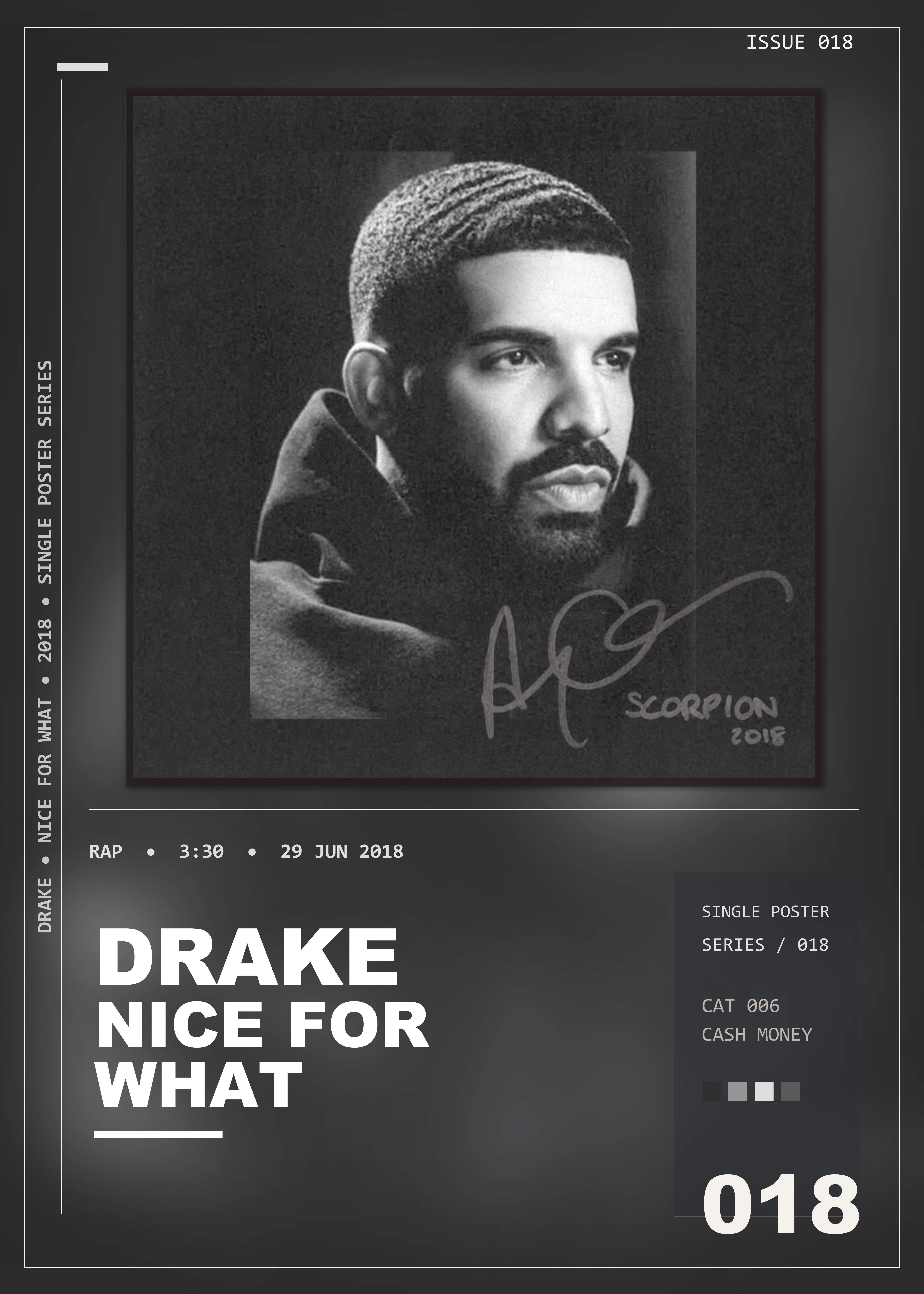 Music poster: Drake - Nice For What