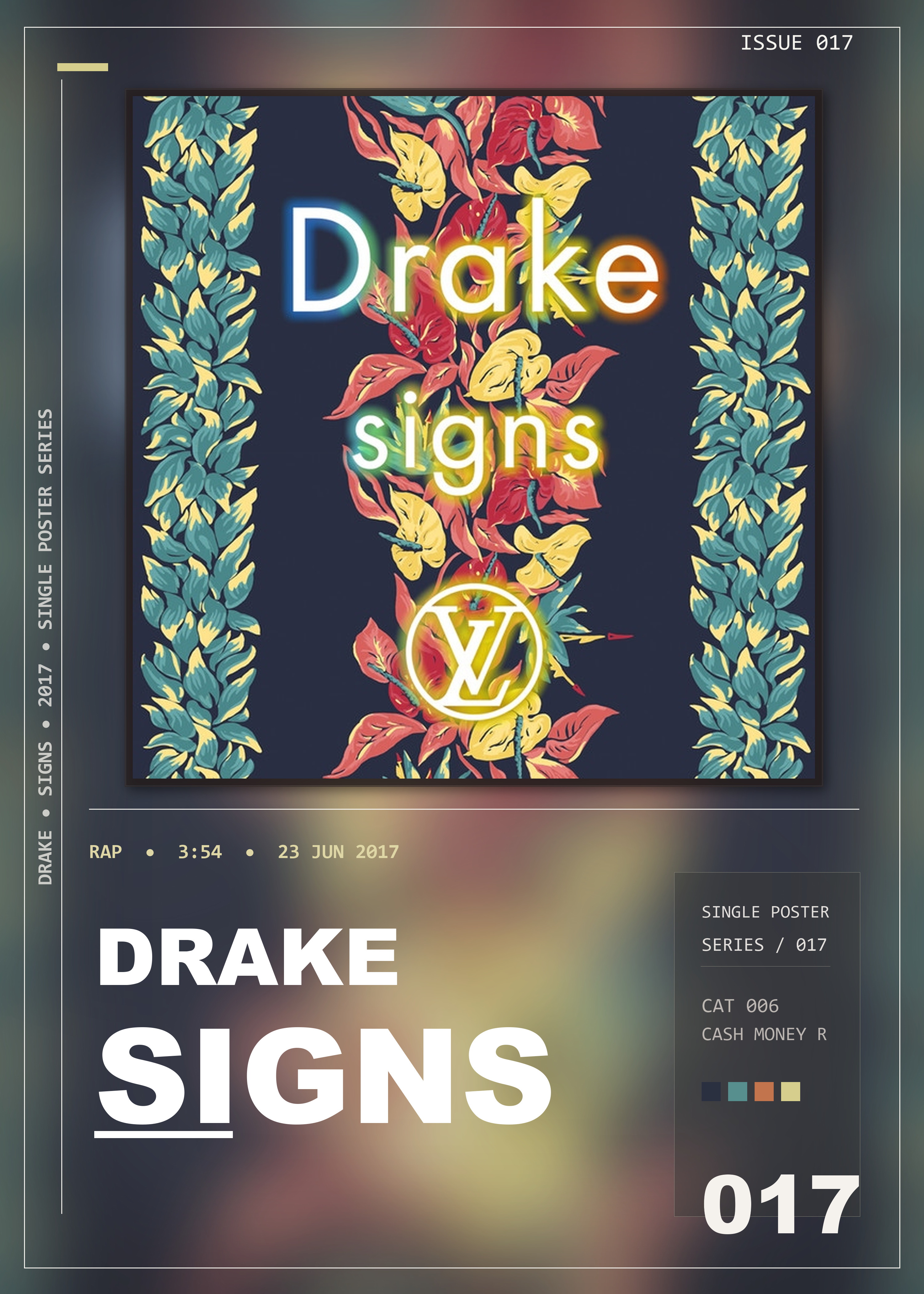 Music poster: Drake - Signs