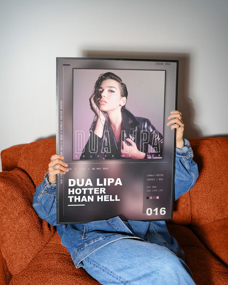 Music poster: Dua Lipa - Hotter Than Hell
