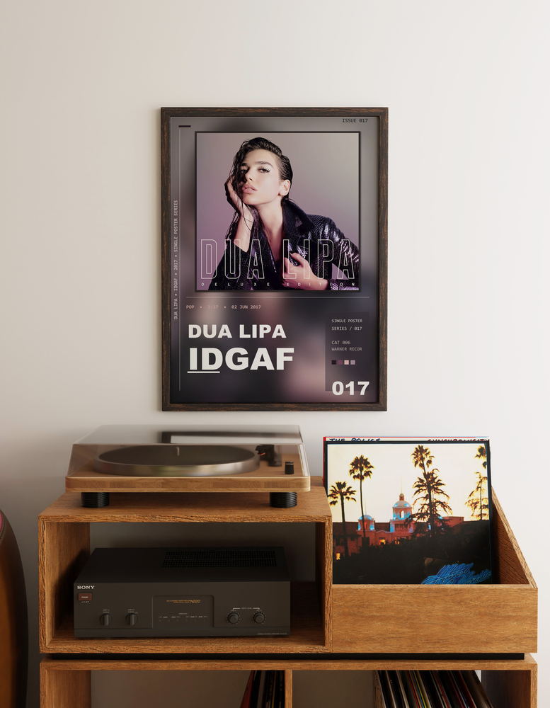 Music poster: Dua Lipa - IDGAF