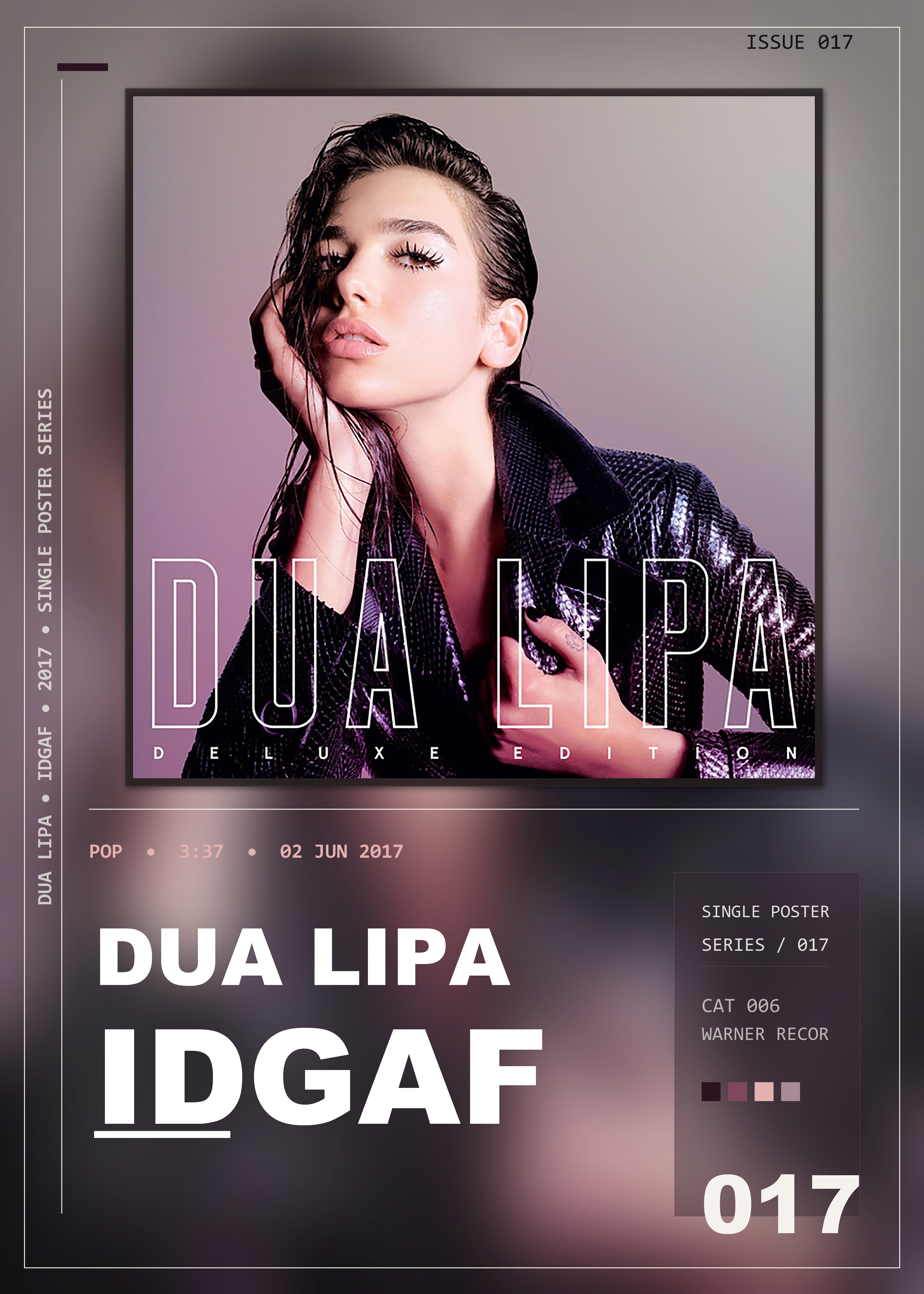 Music poster: Dua Lipa - IDGAF