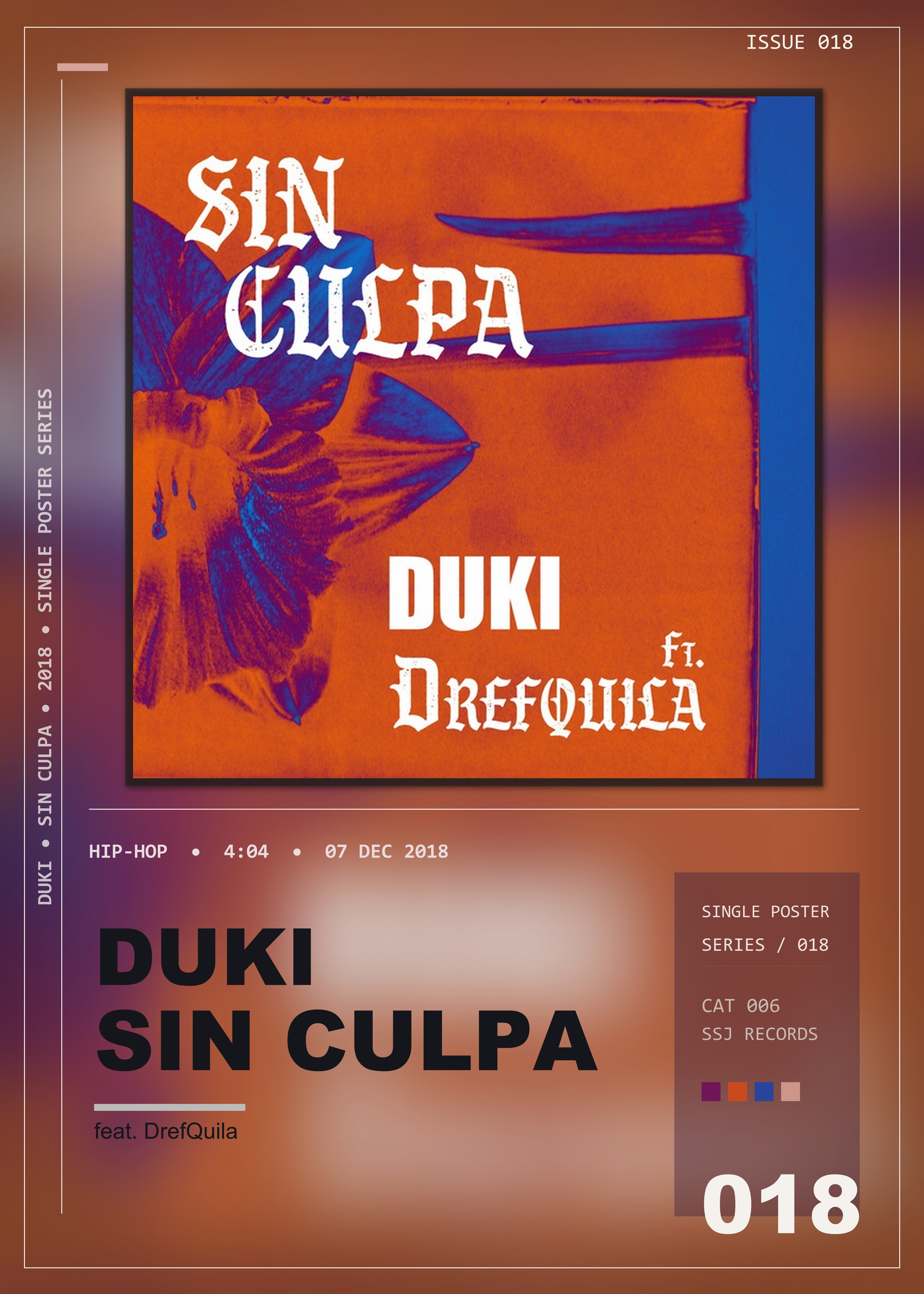 Music poster: Duki - Sin Culpa feat DrefQuila