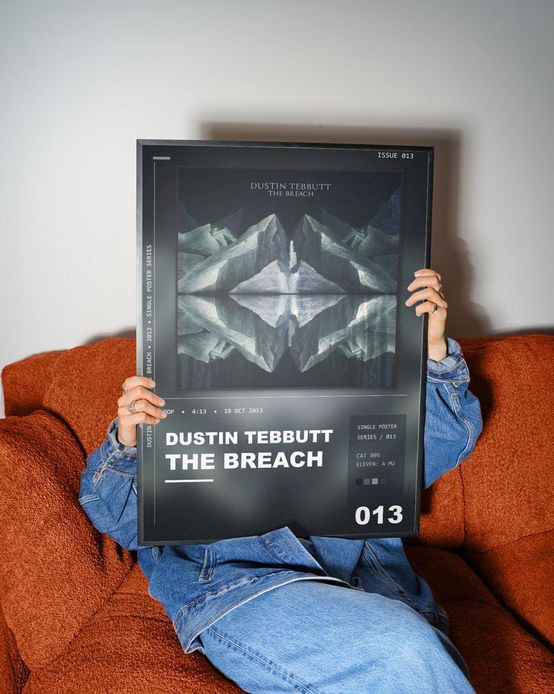 Music poster: Dustin Tebbutt - The Breach