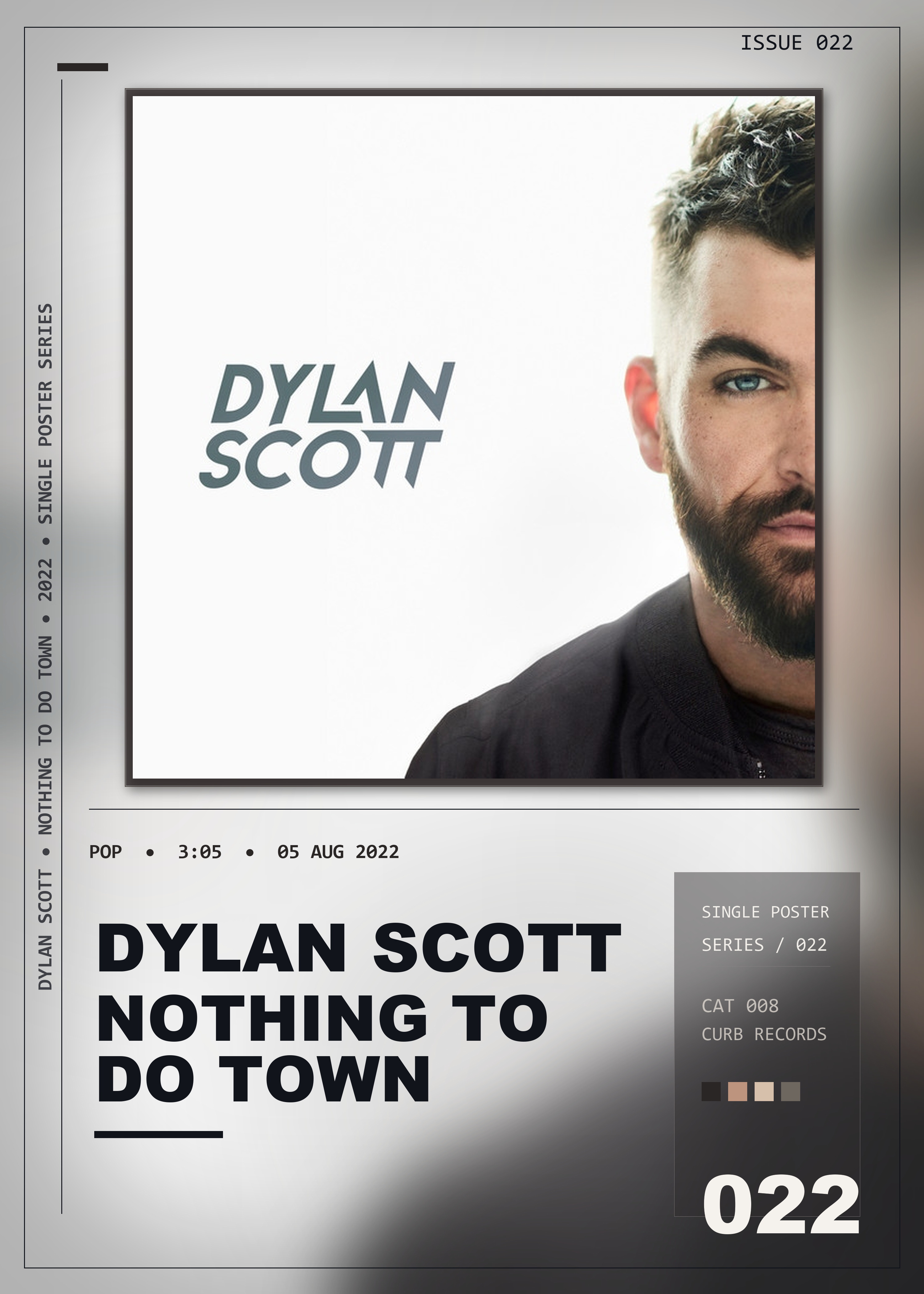 Music poster: Dylan Scott - Nothing To Do Town