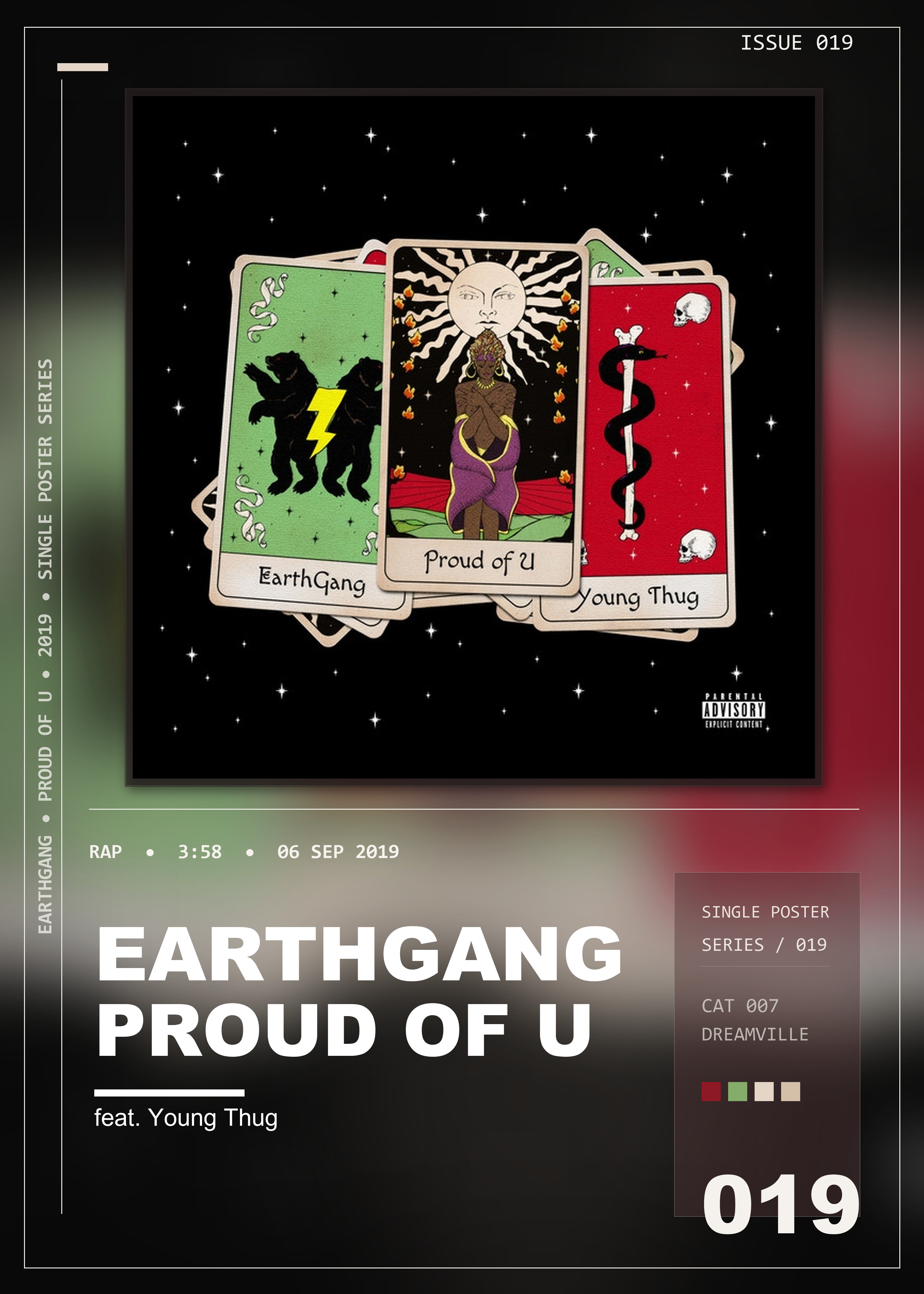Music poster: EARTHGANG - Proud Of U feat Young Thug