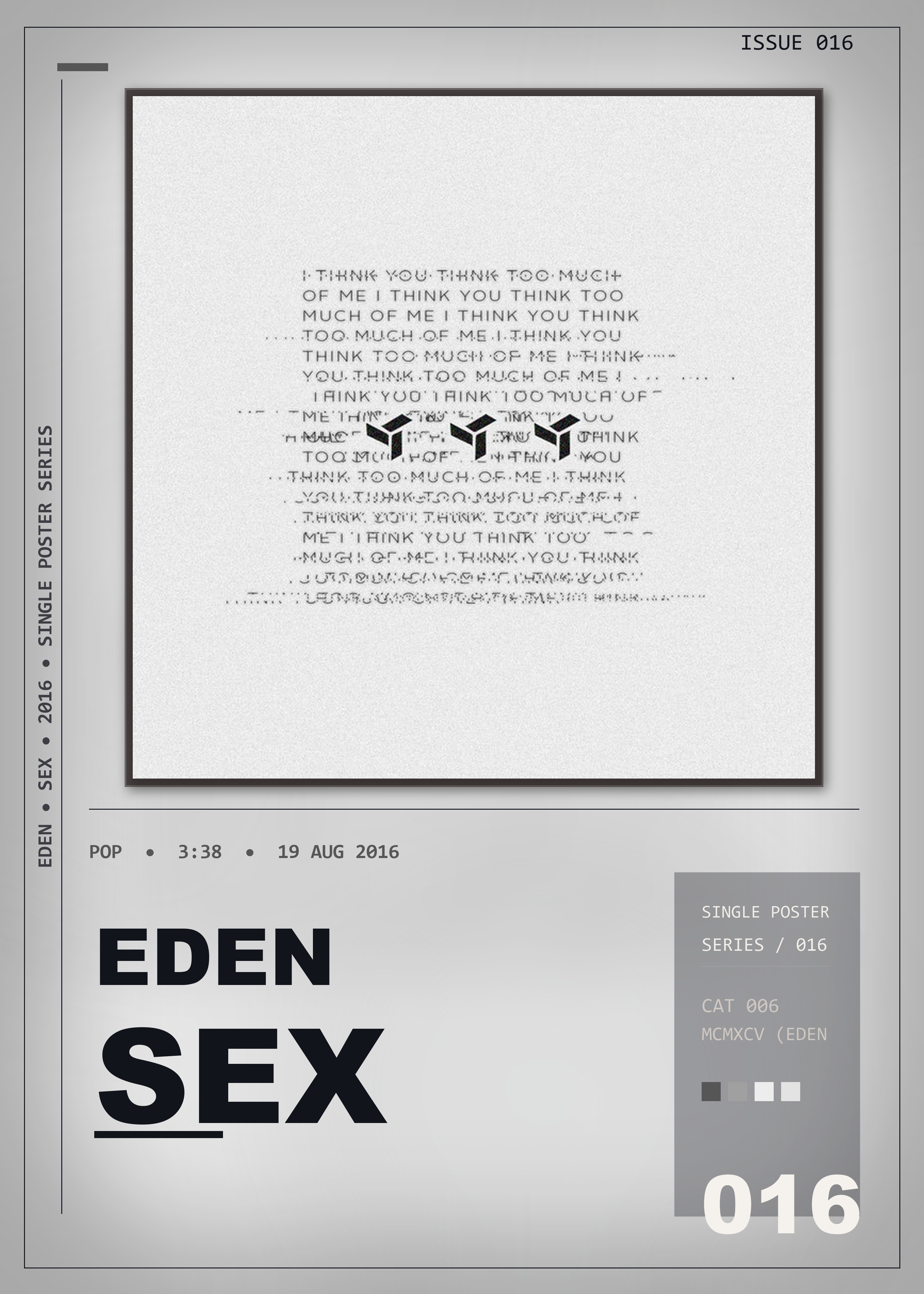 Music poster: EDEN - sex