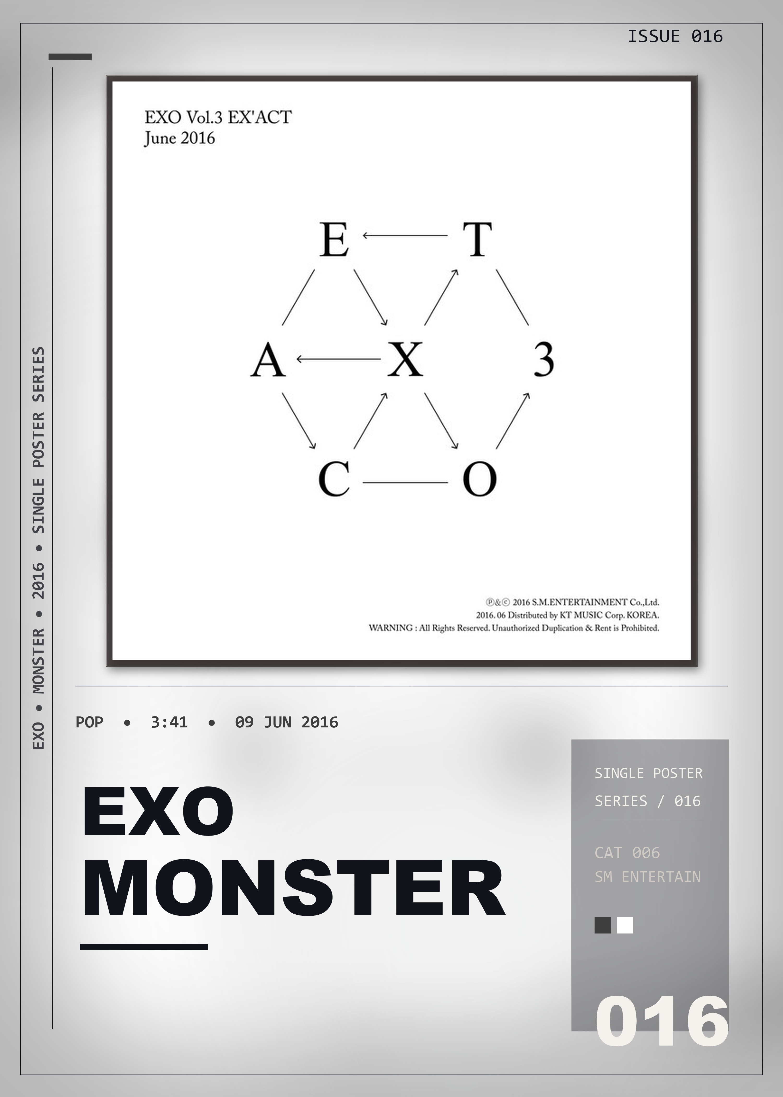 Music poster: EXO - Monster