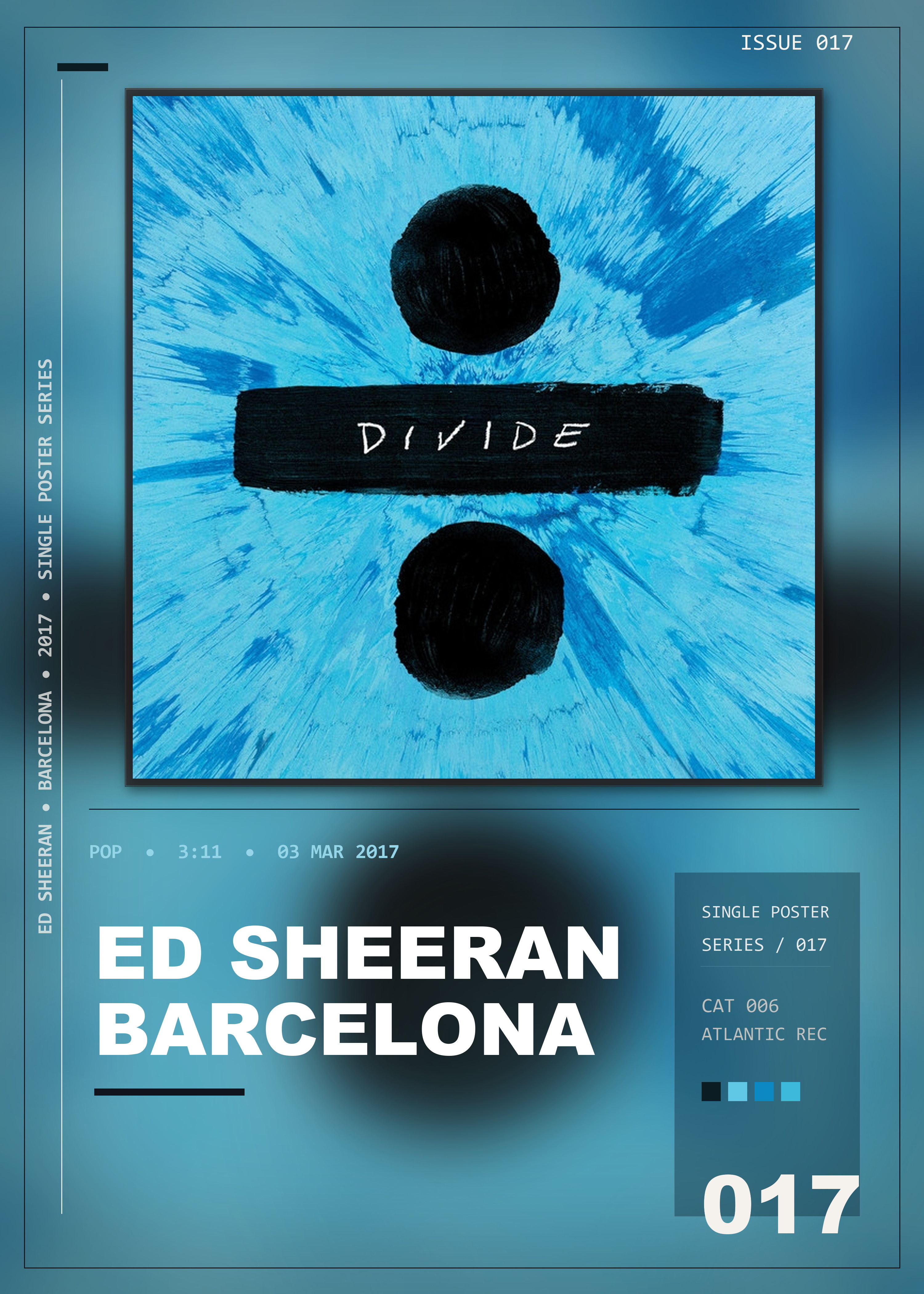 Music poster: Ed Sheeran - Barcelona