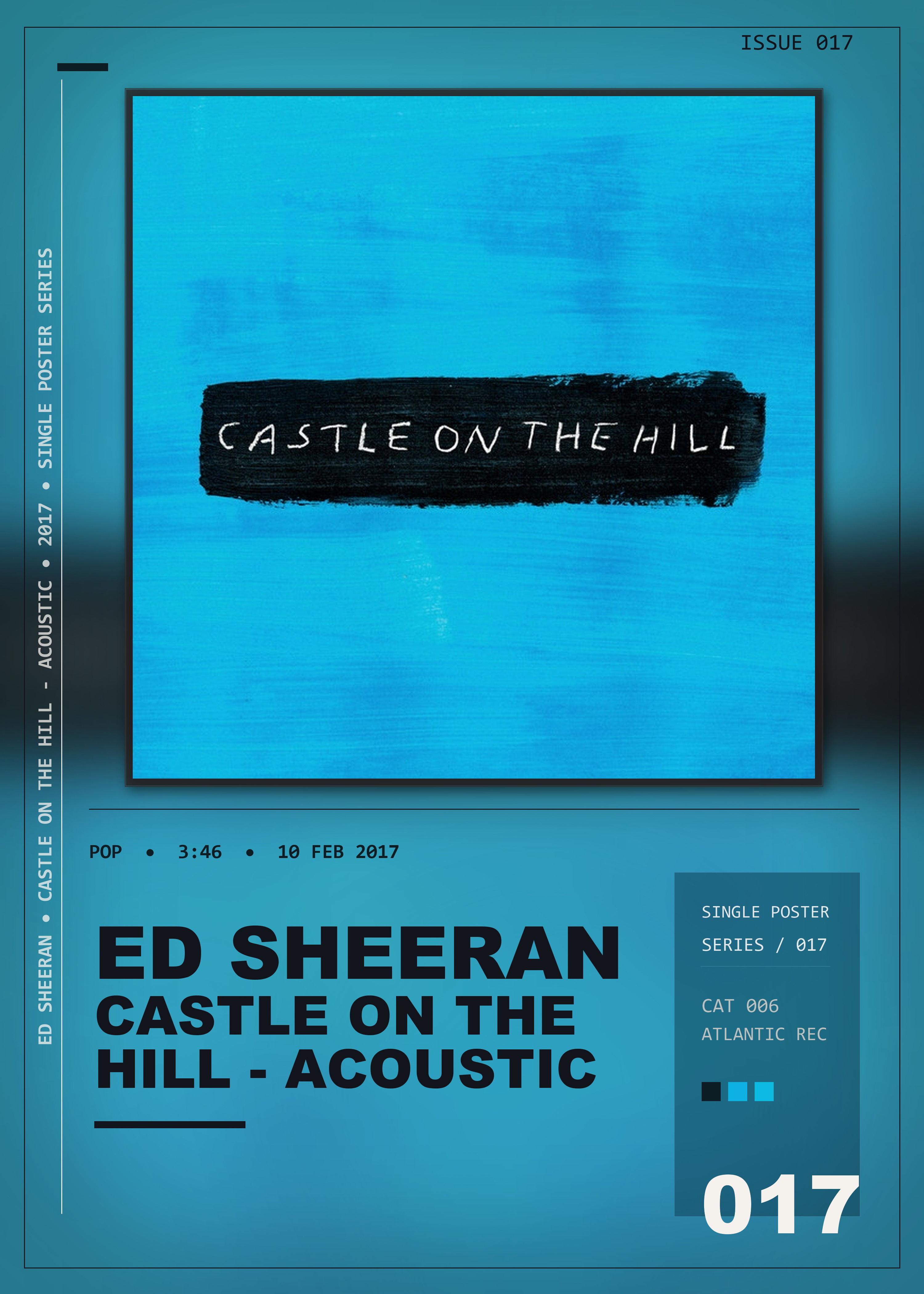 Music poster: Ed Sheeran - Castle on the Hill - Acoustic